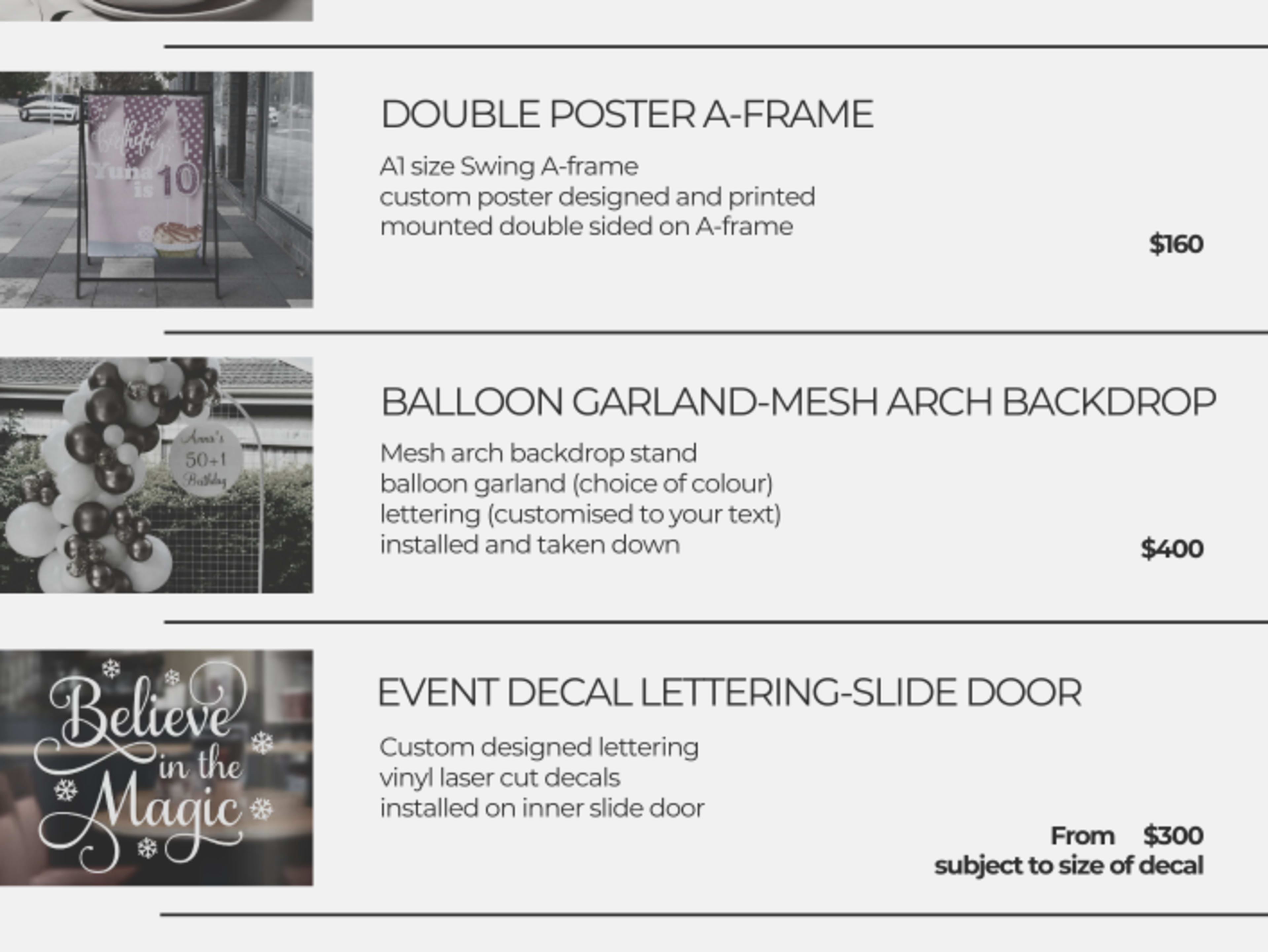 DOUBLE POSTER - Aframe