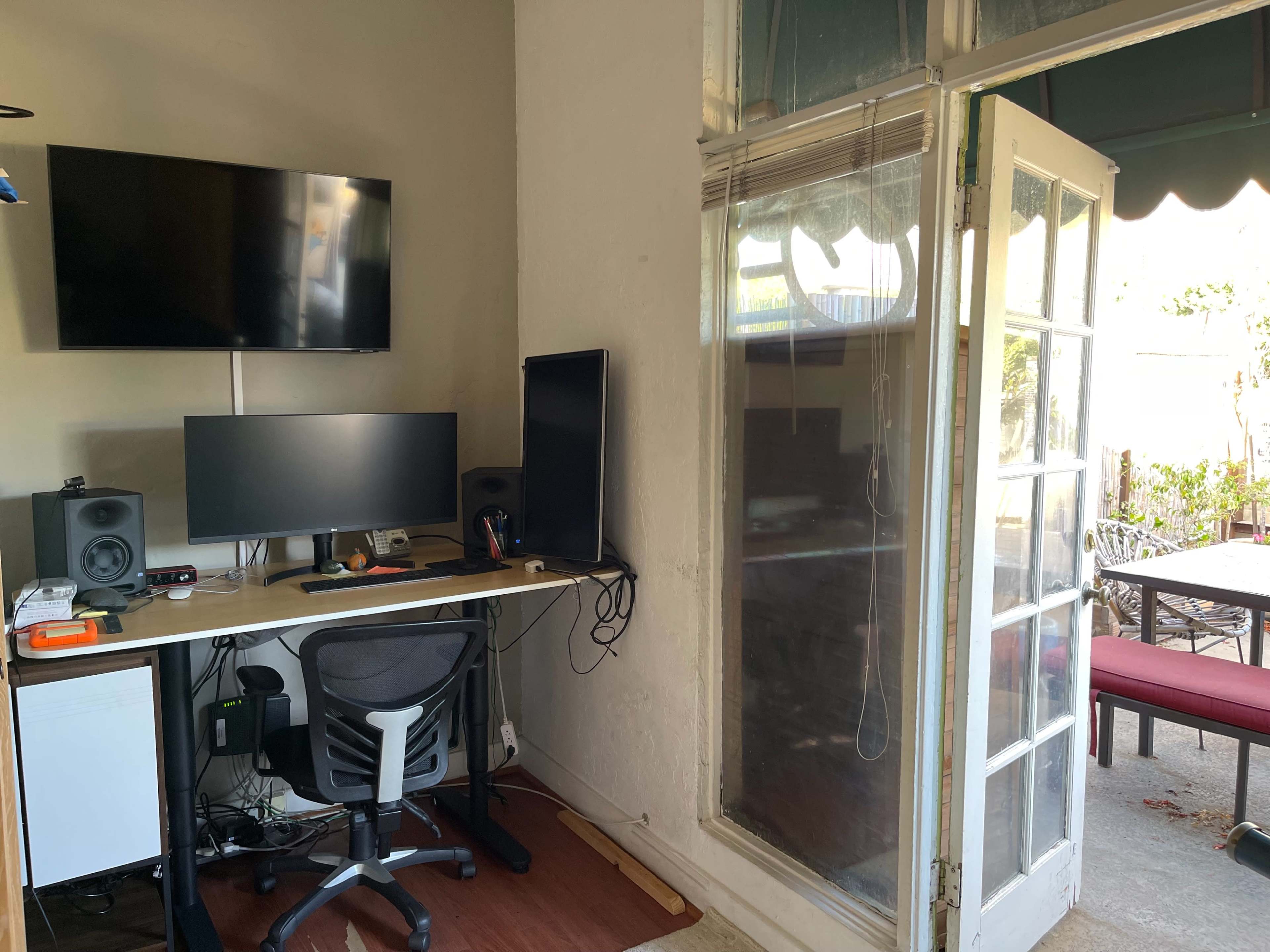 Production studio with outdoor patio and edit bays in historic Westlake near downtown Los Angeles 2 levels - ideal for documentaries and small independent features Image in Westlake, Los Angeles, CA