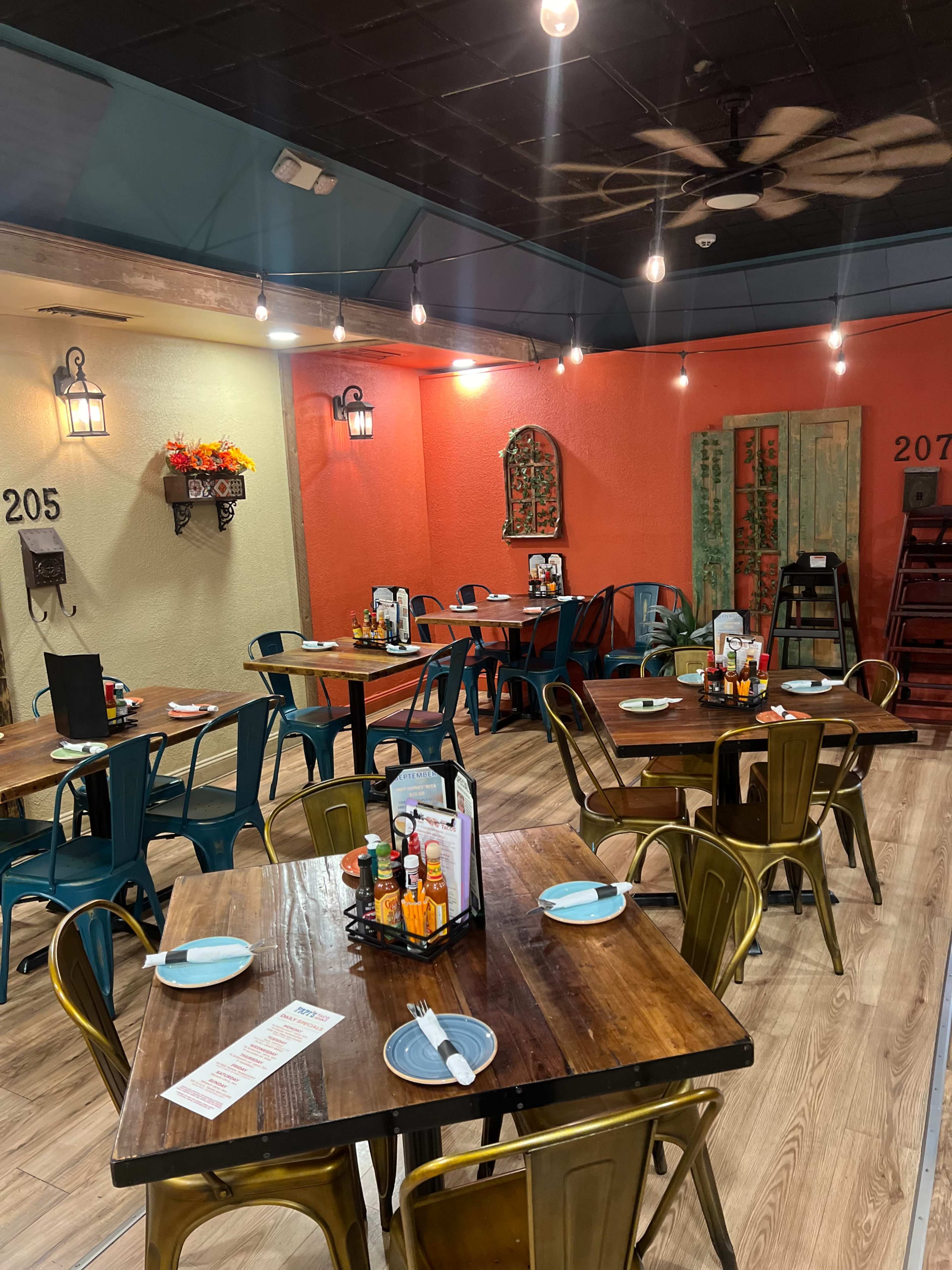 Mexican Courtyard Themed Dining/Party Space Image in Towson, Towson, MD