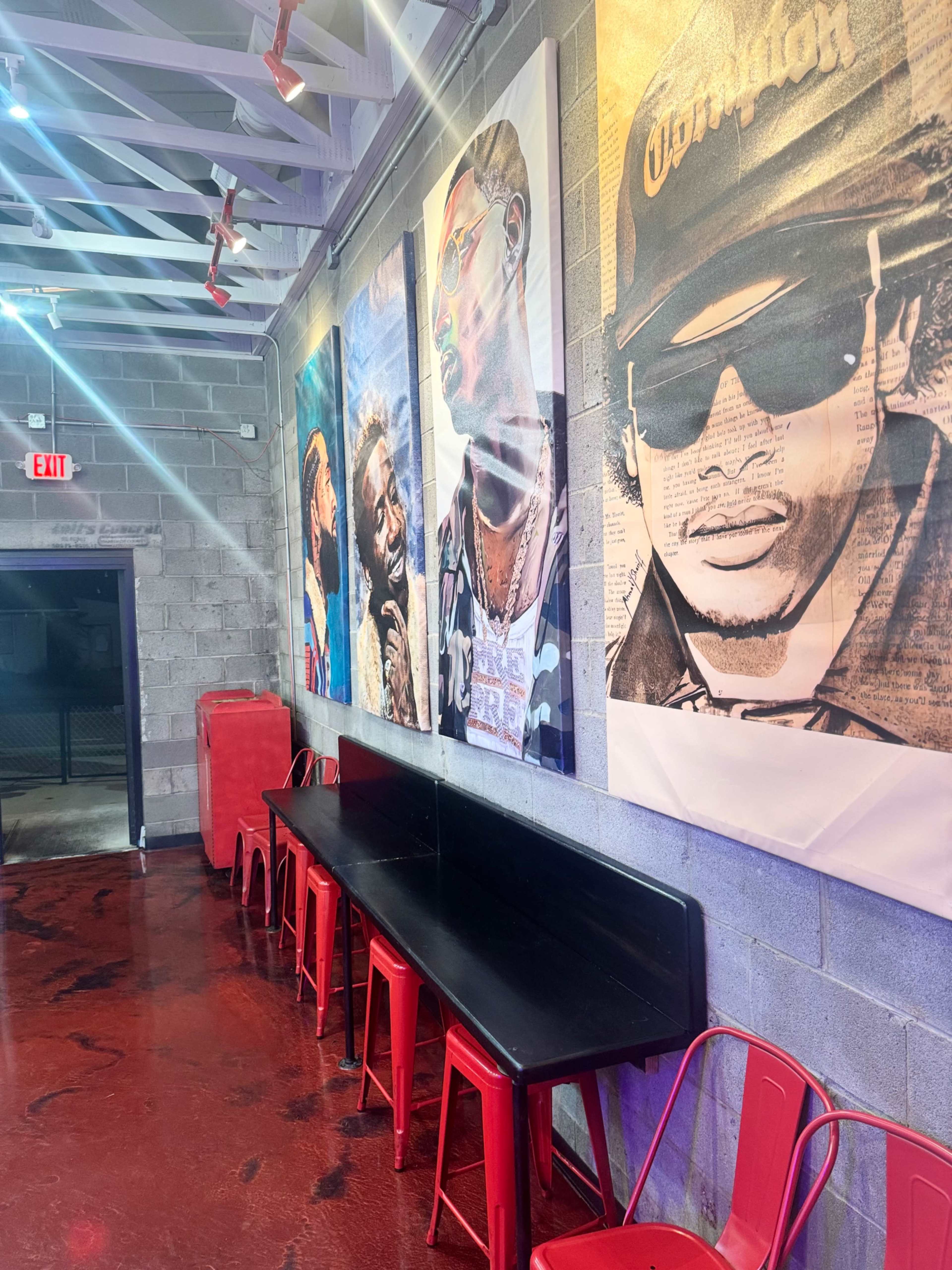 Art gallery  inspired restaurant  with outdoor seating Image in Jones/Buena Vista, Nashville, TN