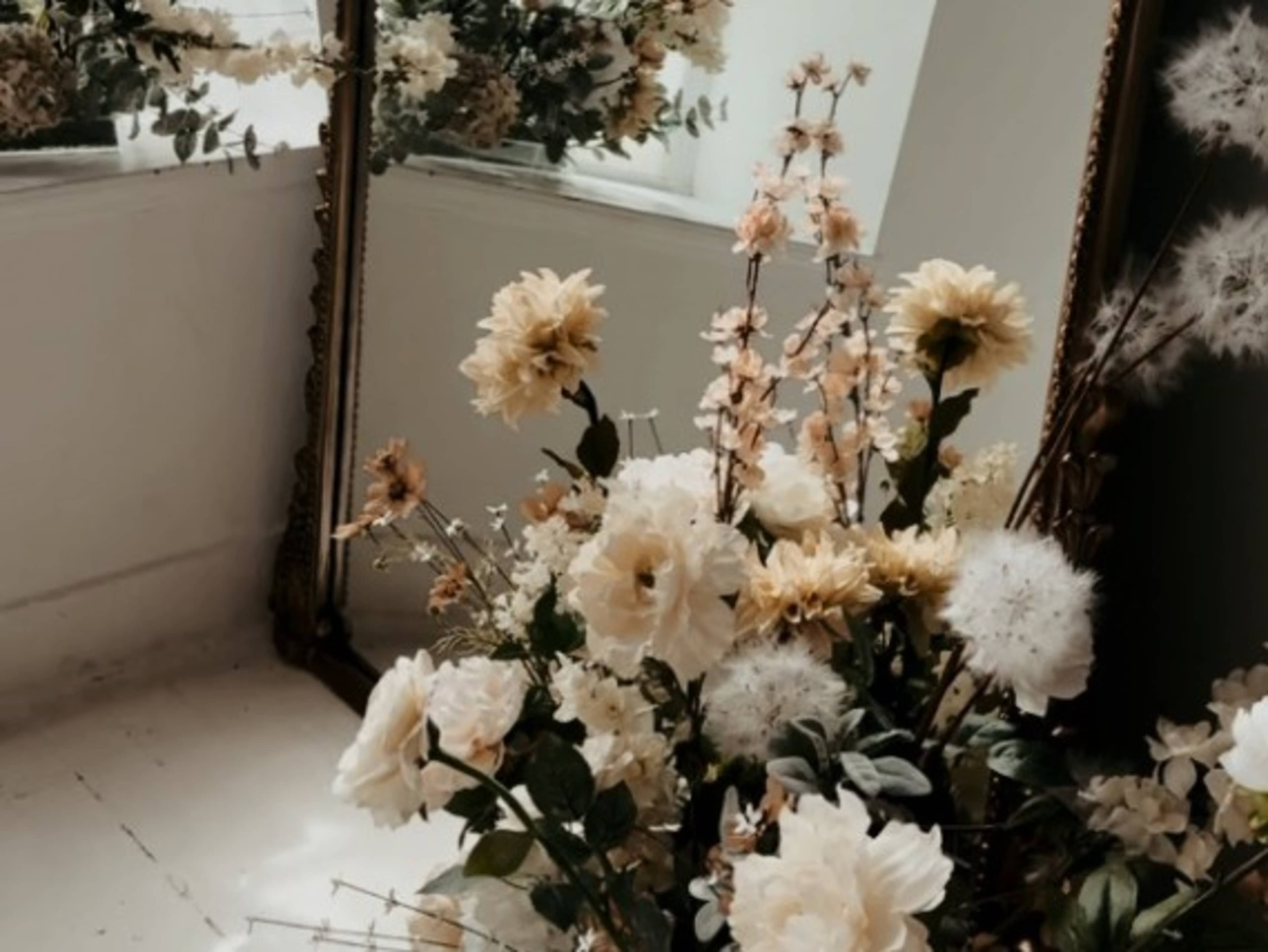 2 Synthetic Floral Prop Arrangements