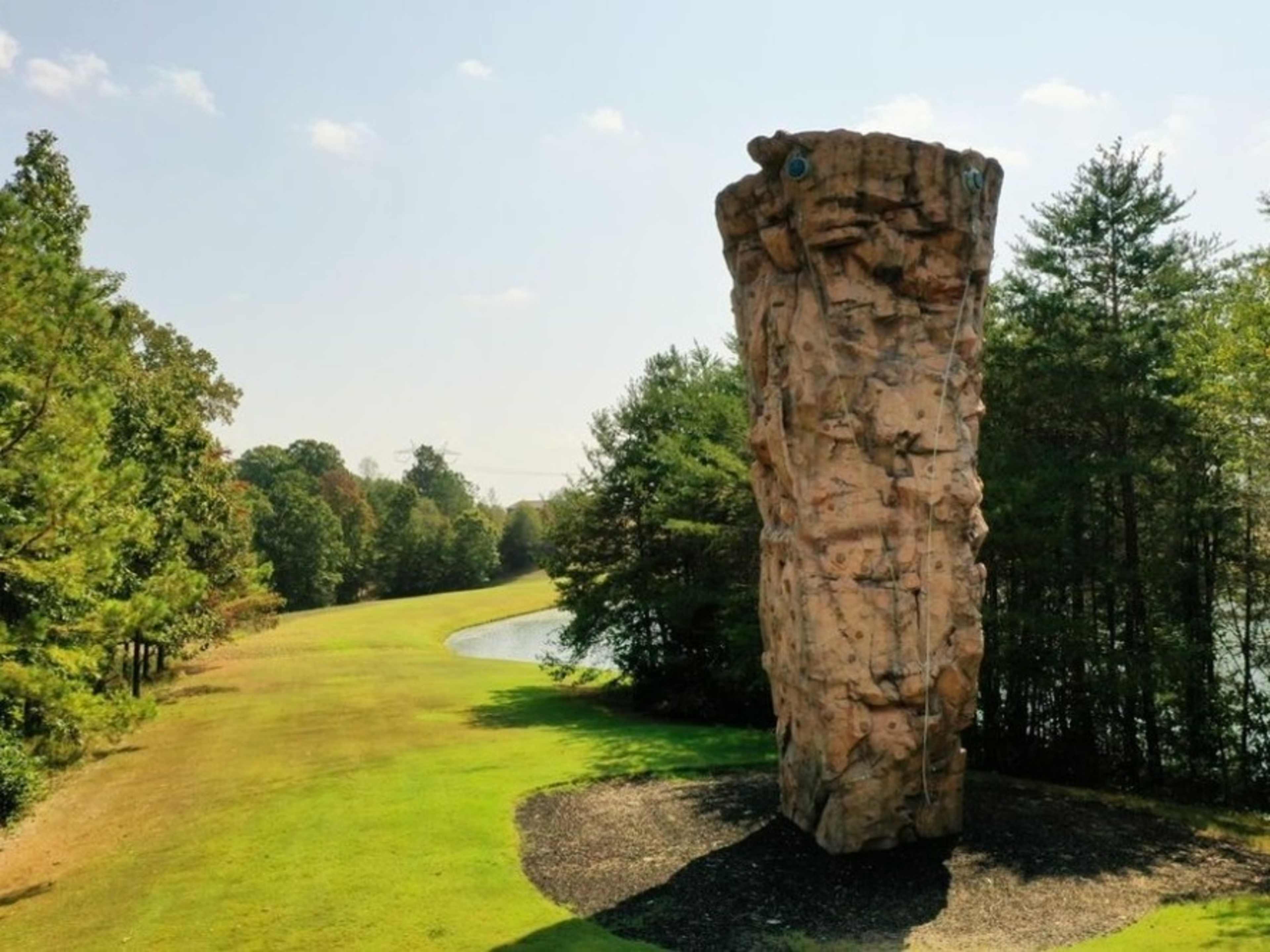 Climbing Rock Wall