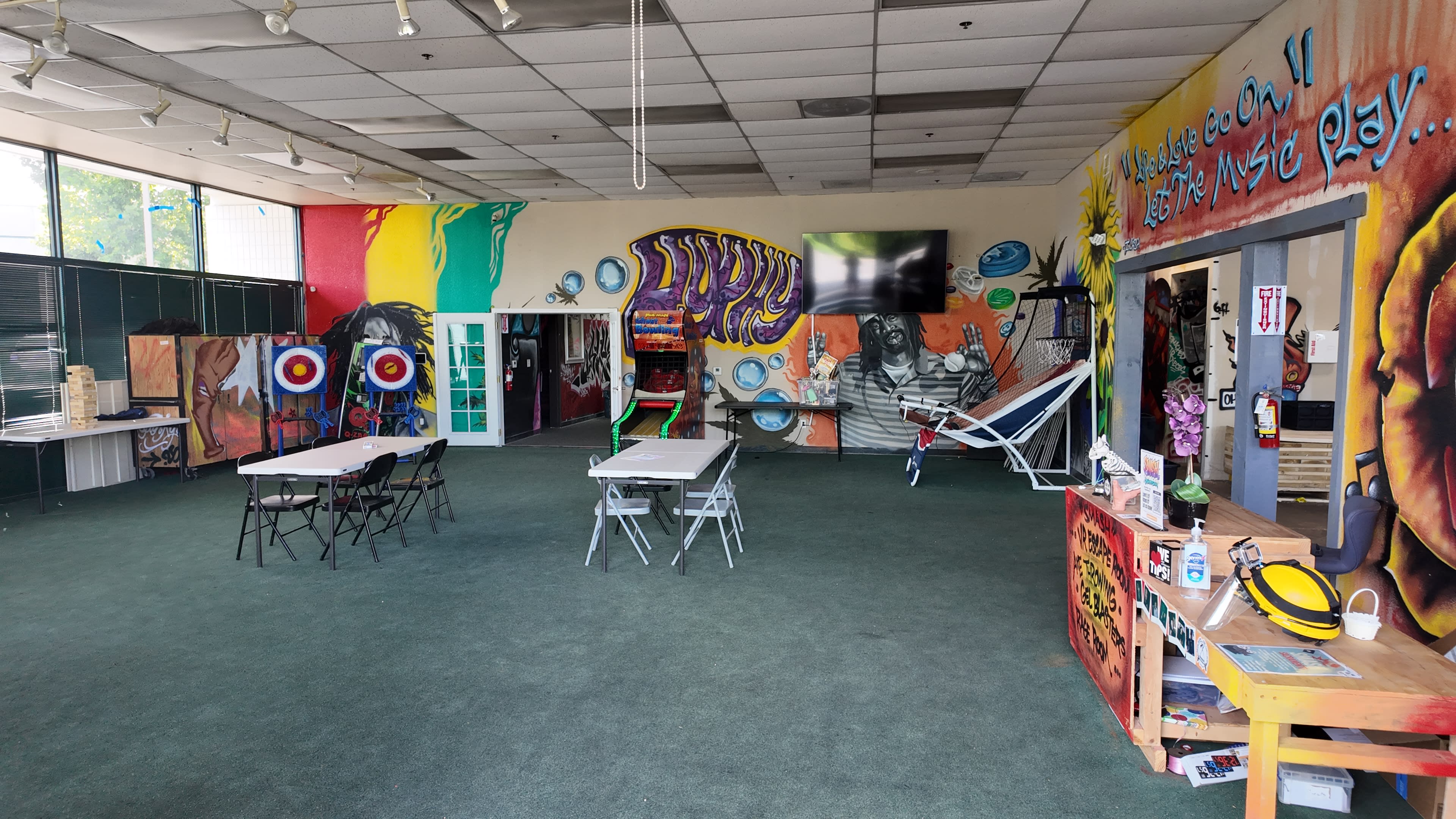 Event space w/murals Image in Citrus Heights, Citrus Heights, CA