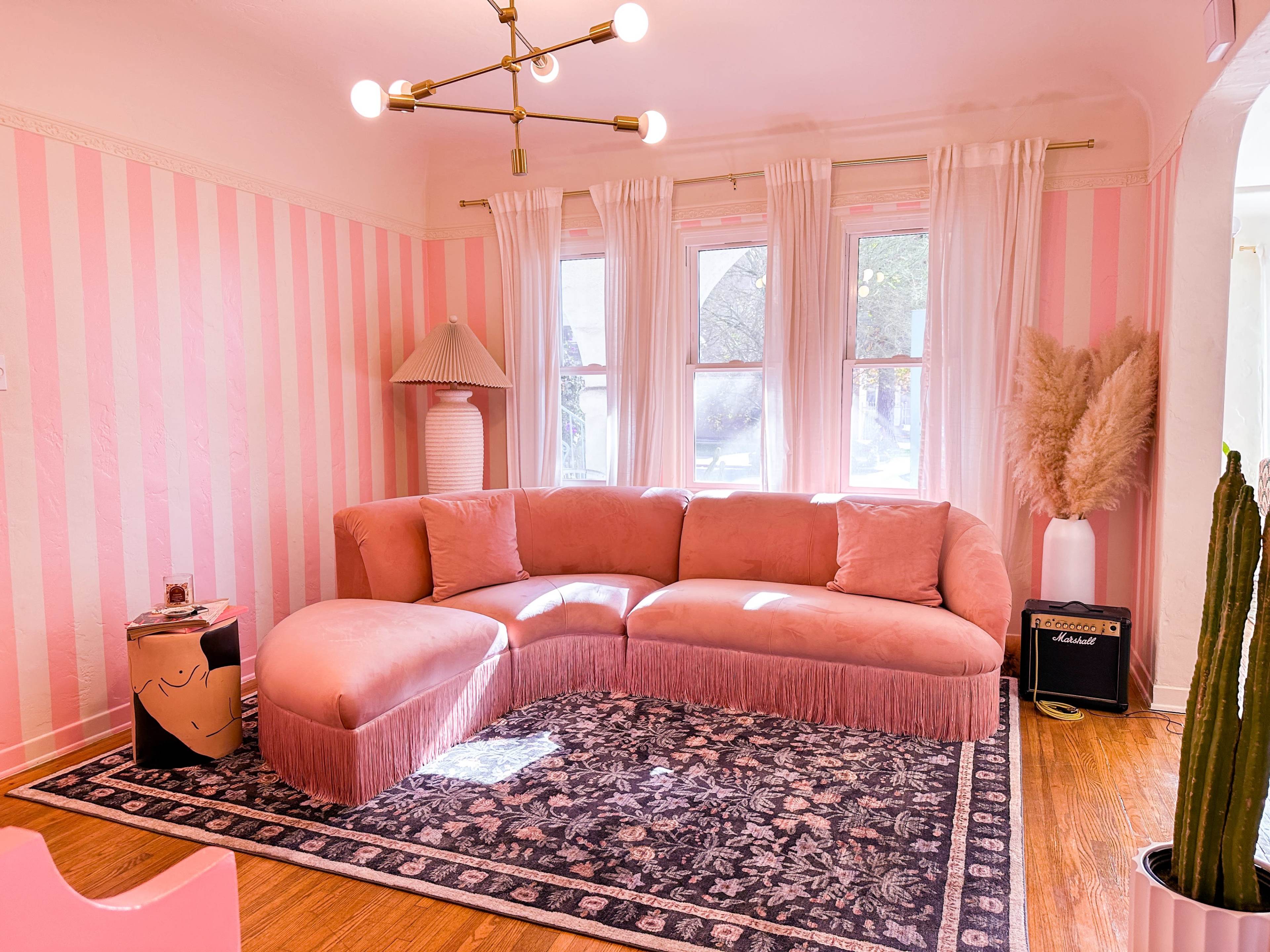 Colorful and Creative Designer's Home with Pink Piano, Glendale