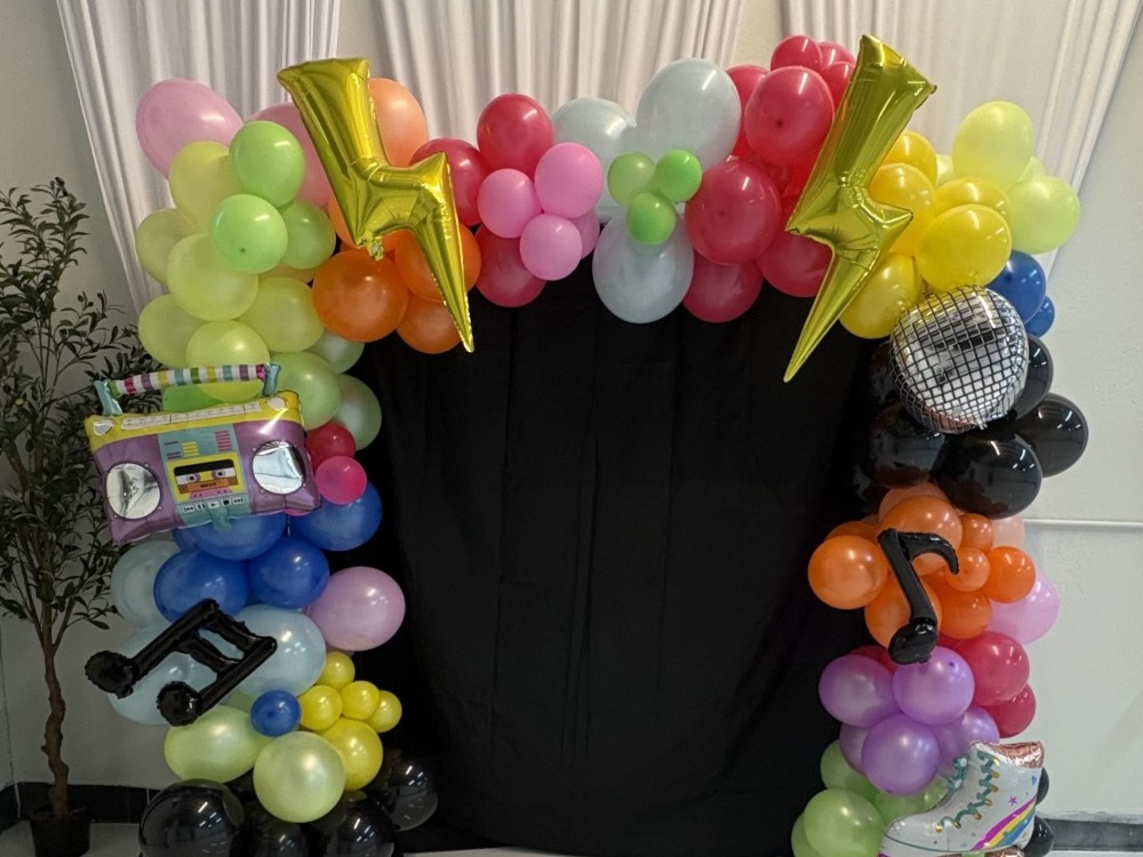 Decorated Backdrop
