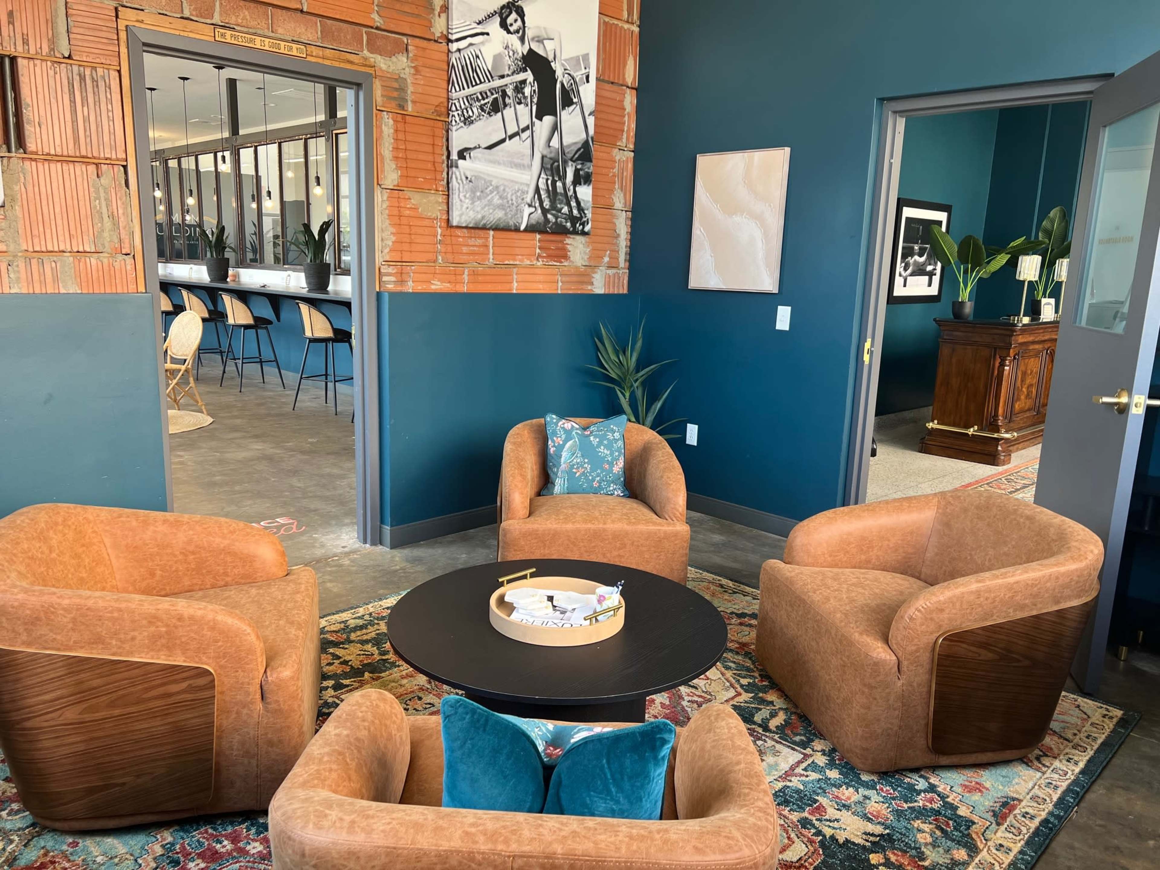 Chic Downtown Meeting Lounge Image in Central Oklahoma City, OKC, OK