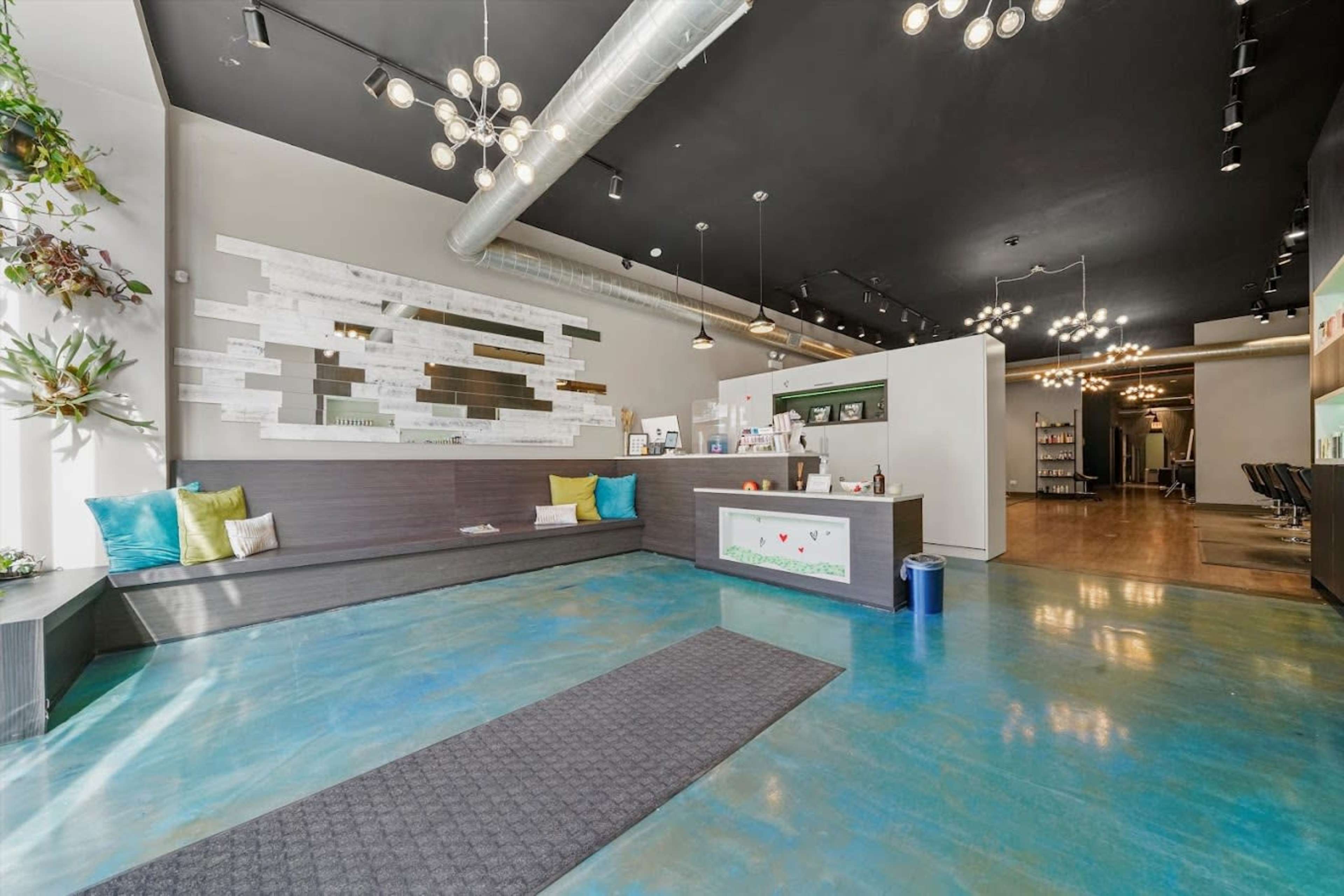 Trendy Wicker Park Hair Salon Image in West Town, Chicago, IL