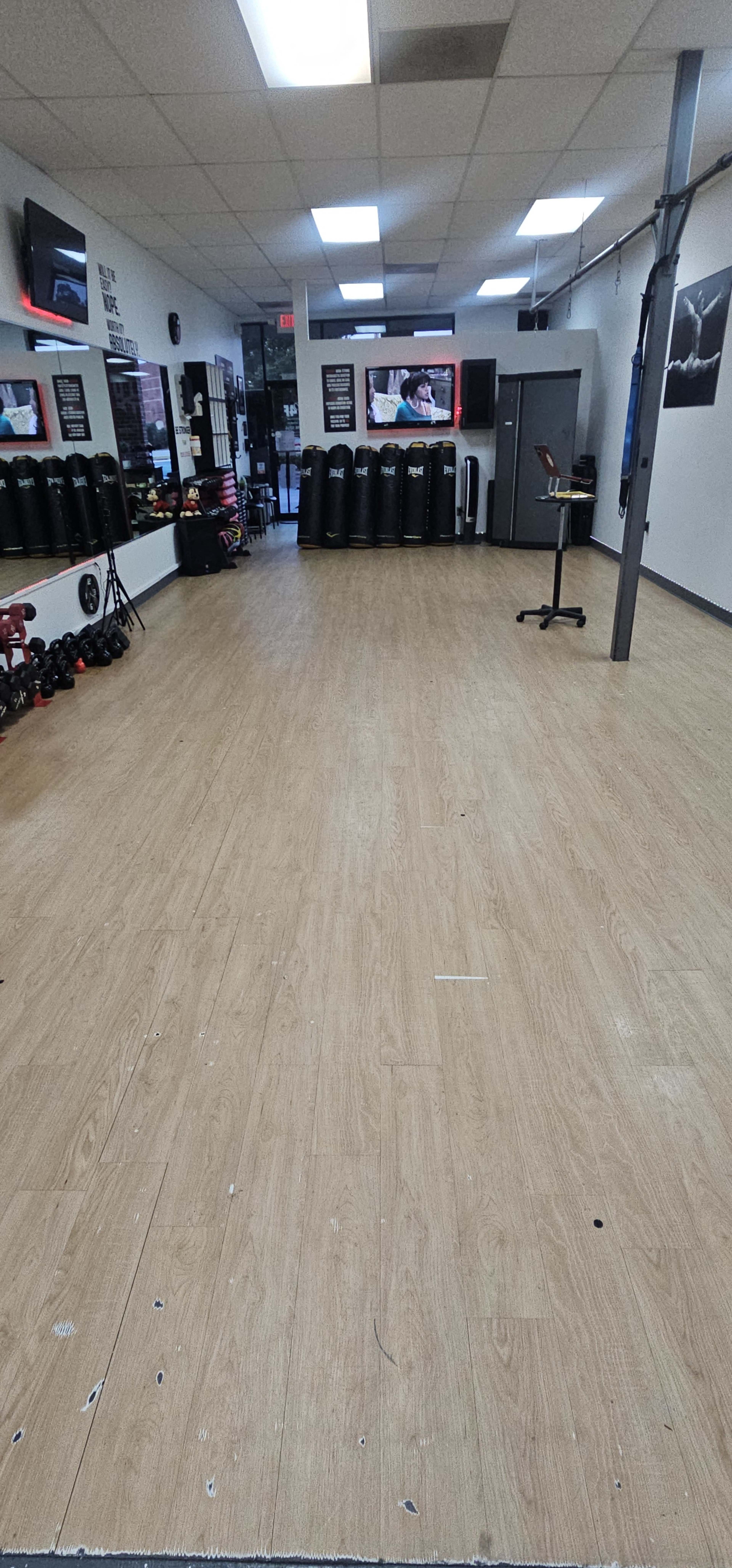 Suburb, near police station and city buildngs of Snellville (Gwinnett County GA) - fitness studio Image in Snellville, Snellville, GA