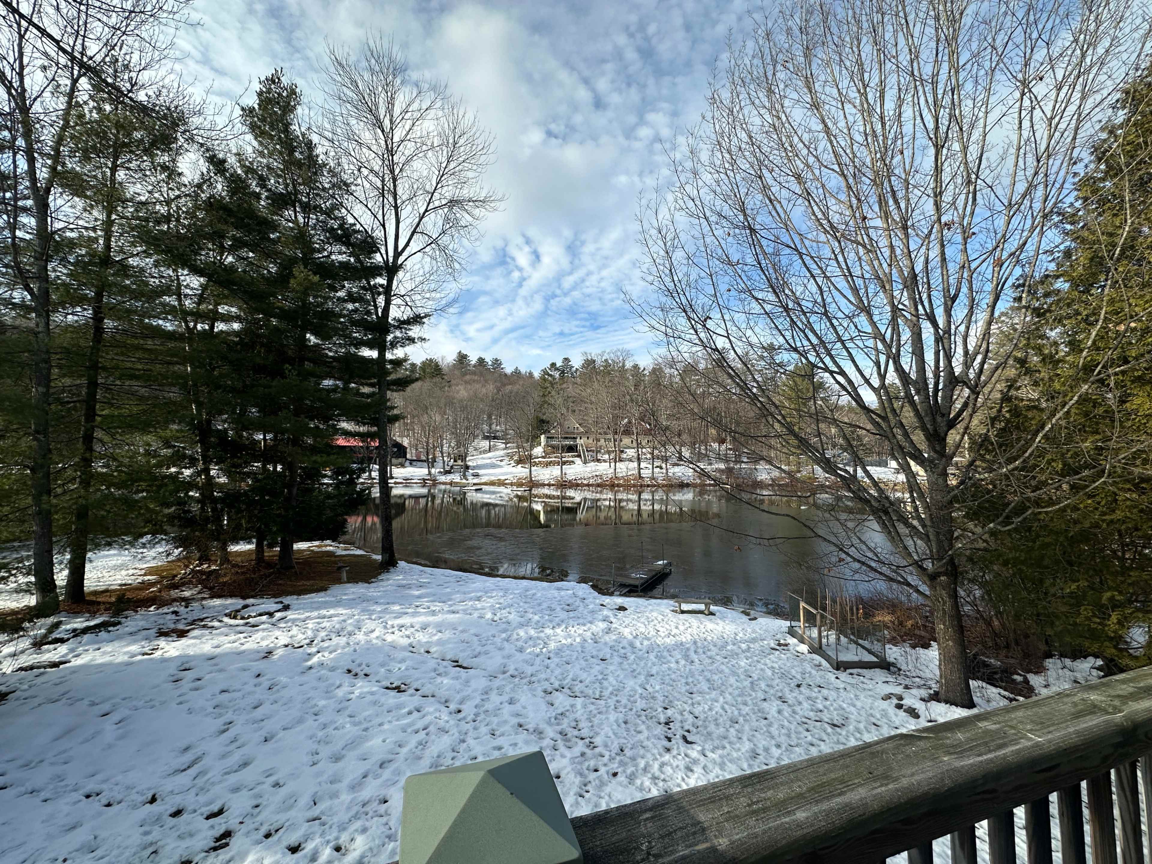 Lake House in Ludlow with Large Windows and beautiful Lake View Image in Ludlow, Ludlow, VT