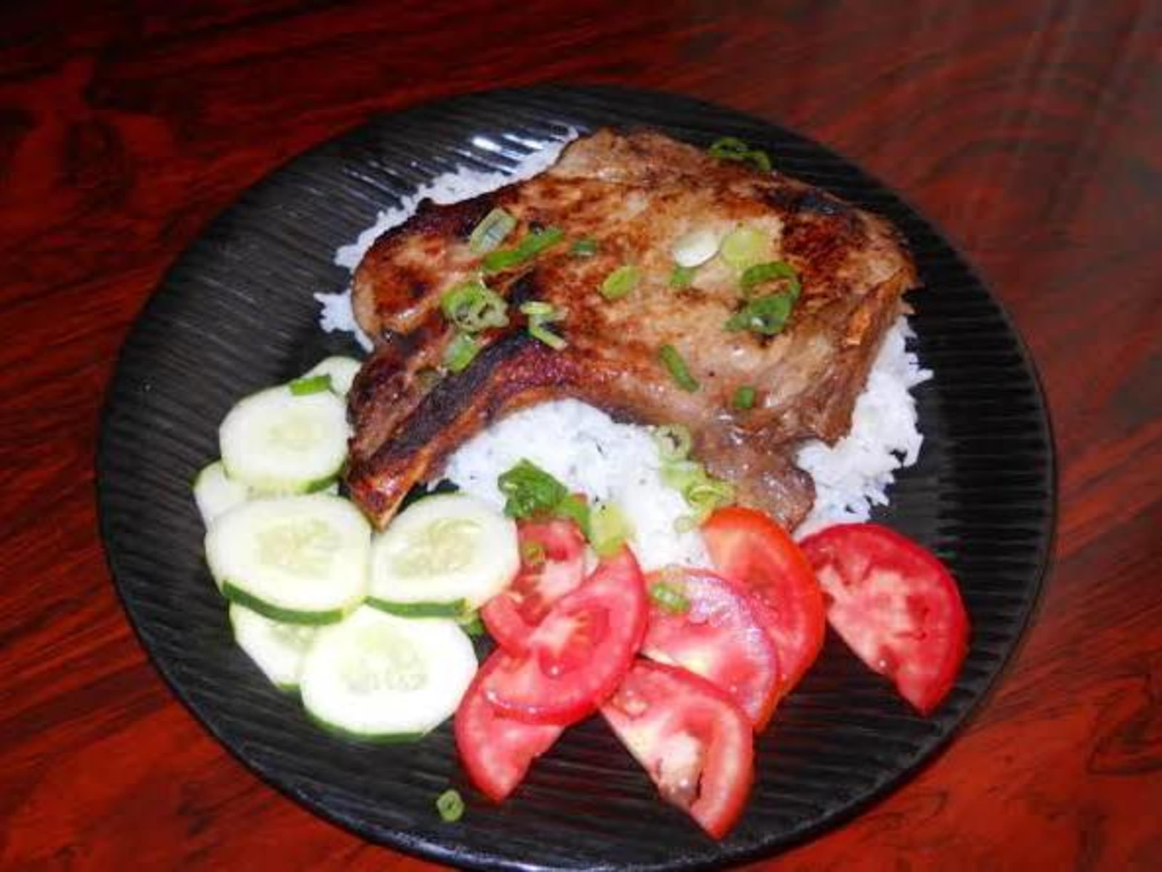 Chinese Pork Chop Dinner