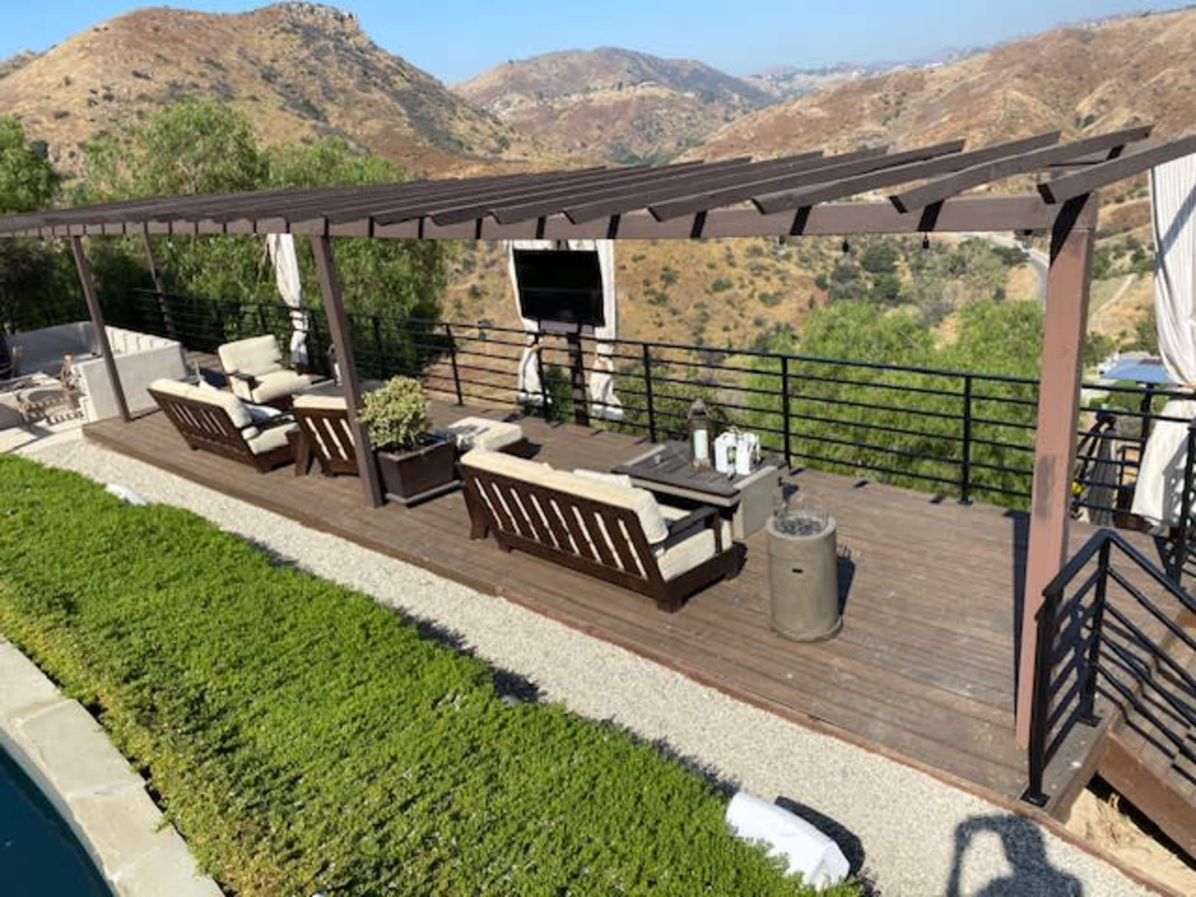 Spacious Tri-Level Backyard with Beautiful View for your Next Event or Project Image in West Hills, WEST HILLS, CA
