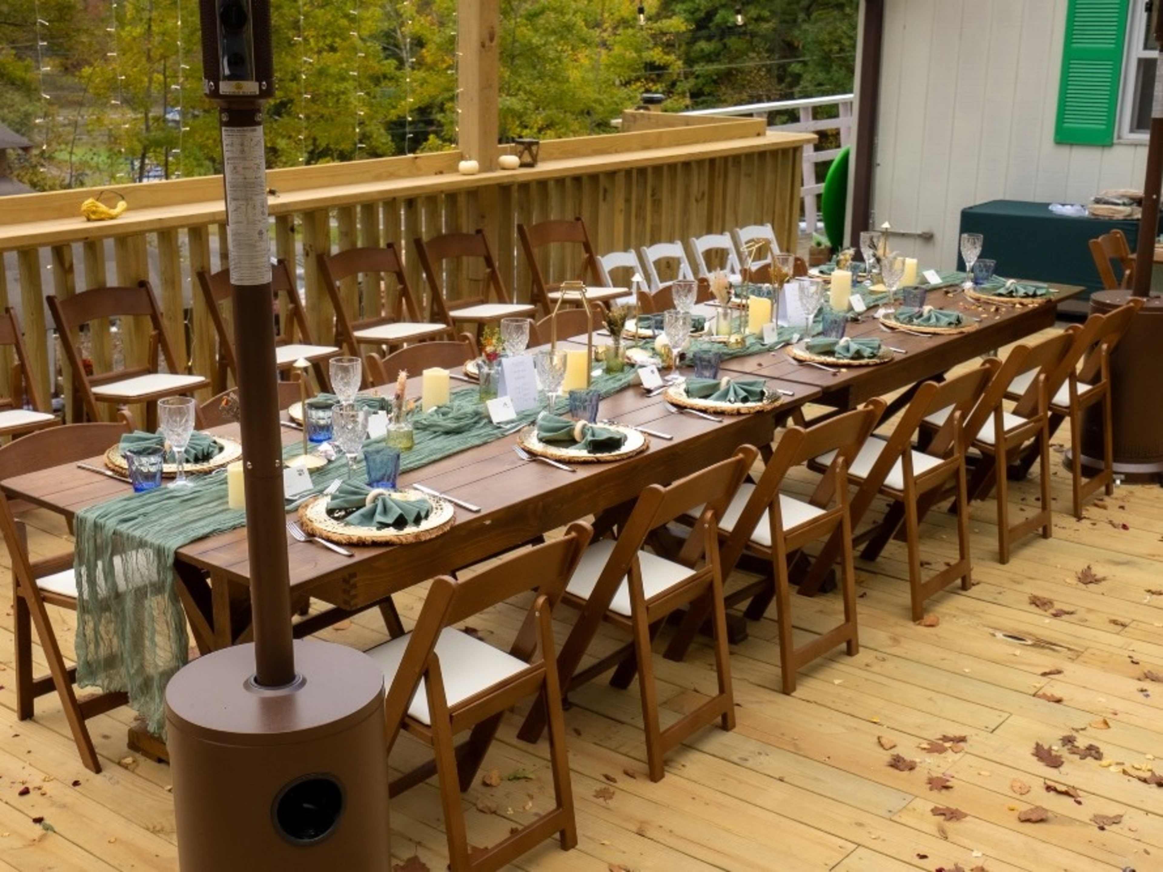 COMBO: (1) Table & (10) Chairs (LG table 9'x40")