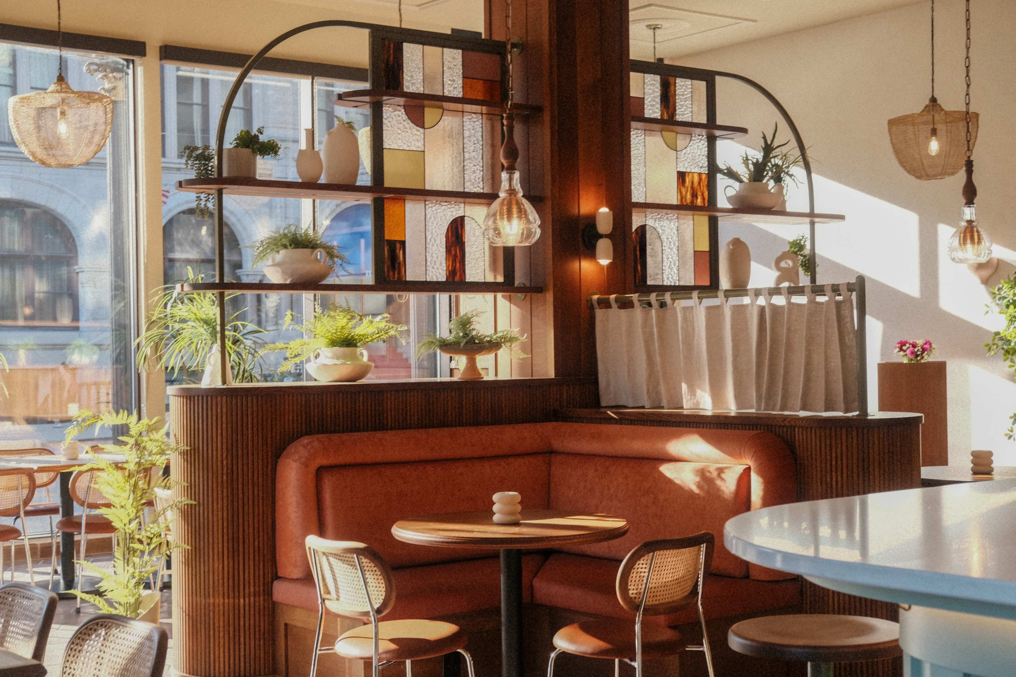 Downtown, Light filled Restaurant Image in Juneau Town, Milwaukee, WI