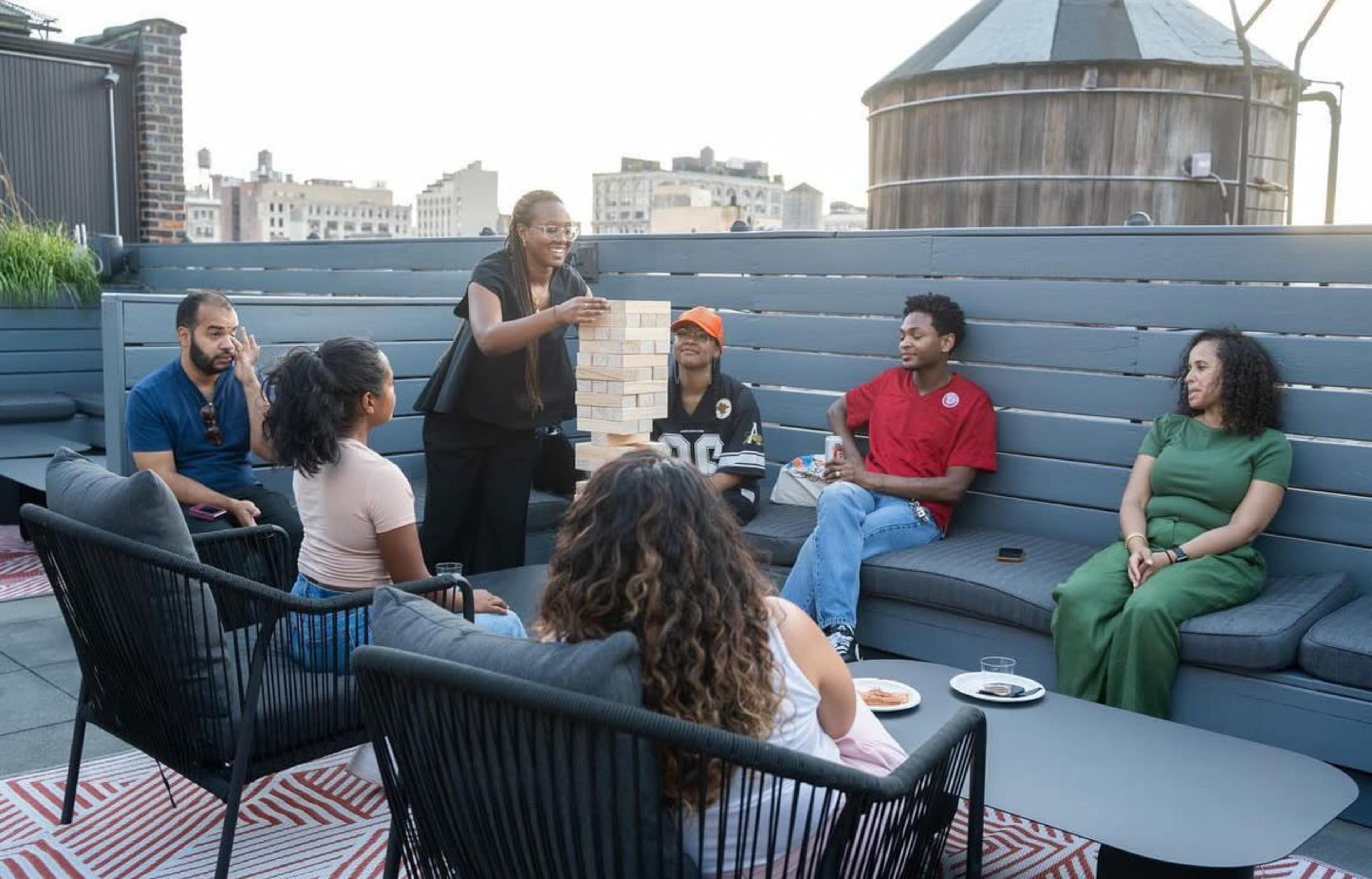 Modern Flatiron/Union Square Rooftop Skyline View Event Space Image in Midtown Manhattan, New York, NY