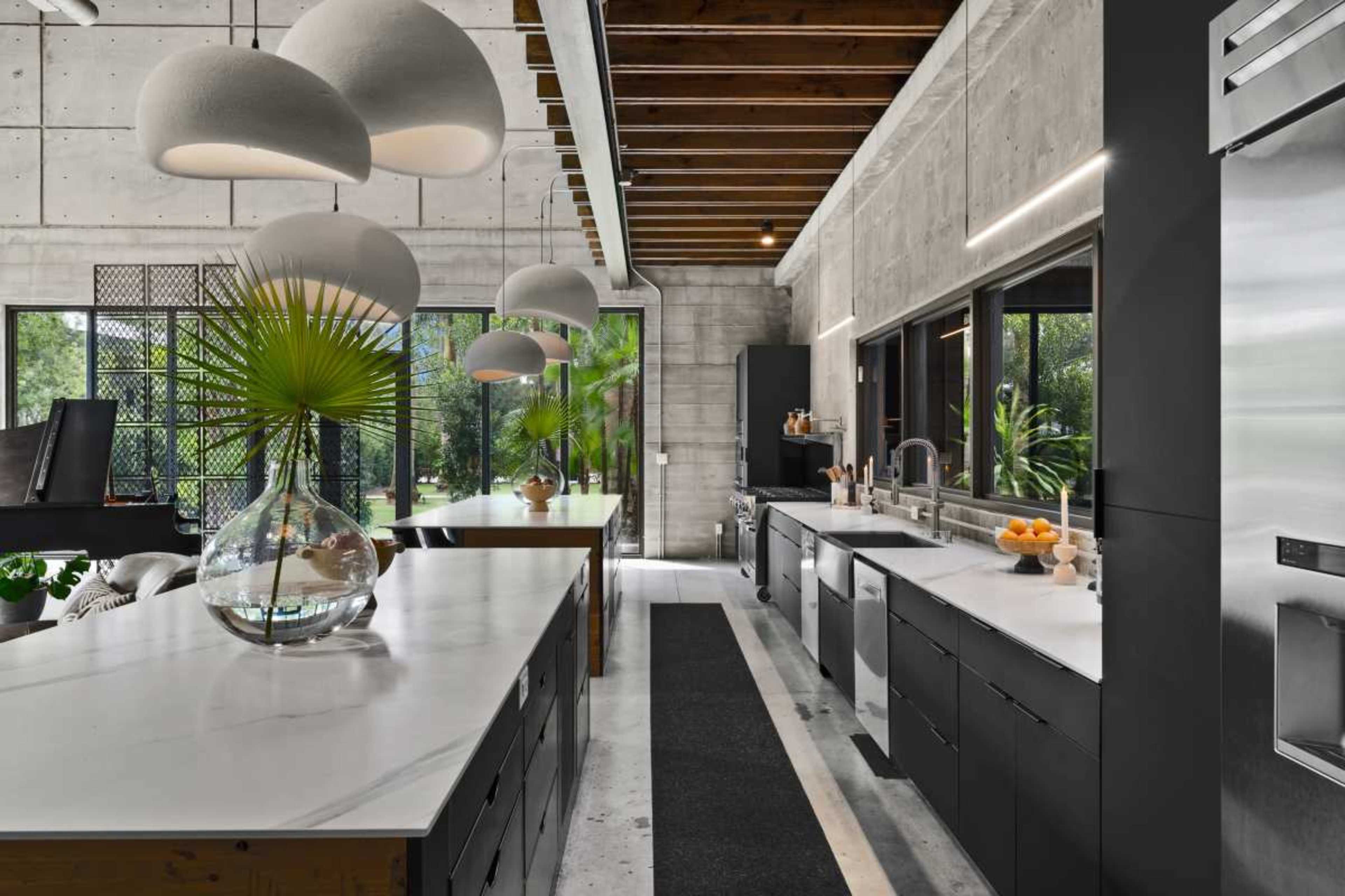 2.5-Acre Estate w/ Cinema, Gym, Pool, Pickle Ball, Hot Tub, Cat Walk, Pool Table - Industrial Modern Aesthetic Image in Urban Estates, Naples, FL