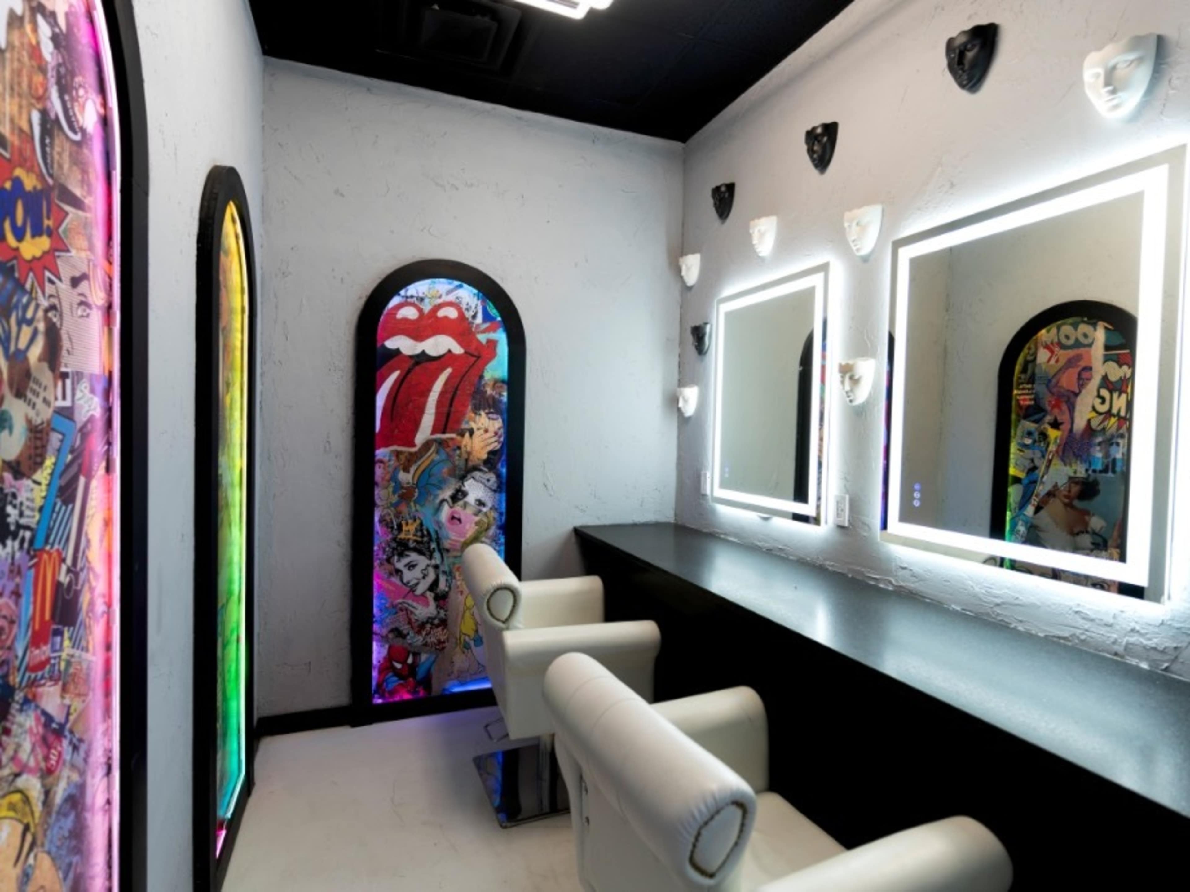 Makeup and Hair room