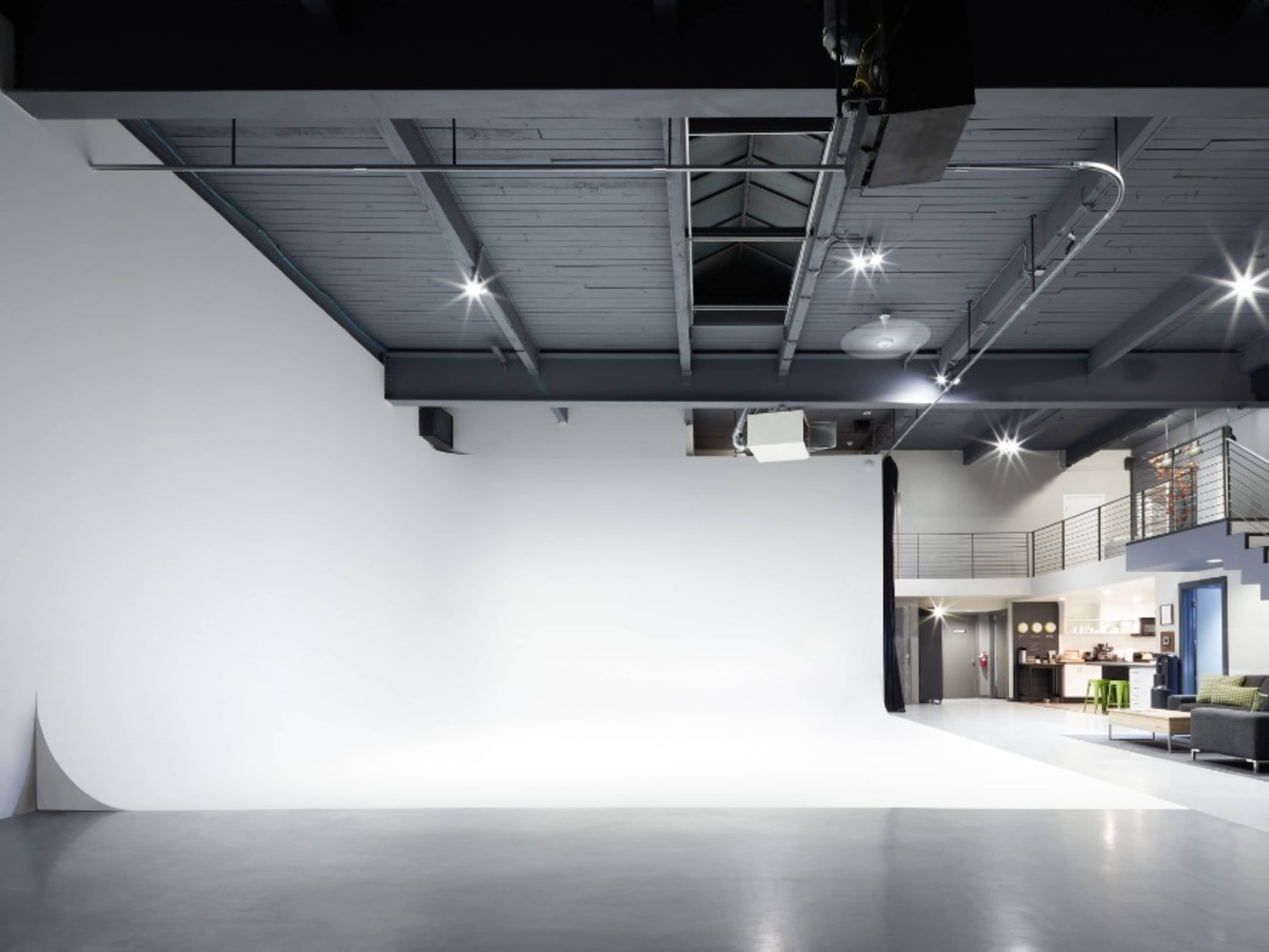 Freshly Painted White Cyc Wall