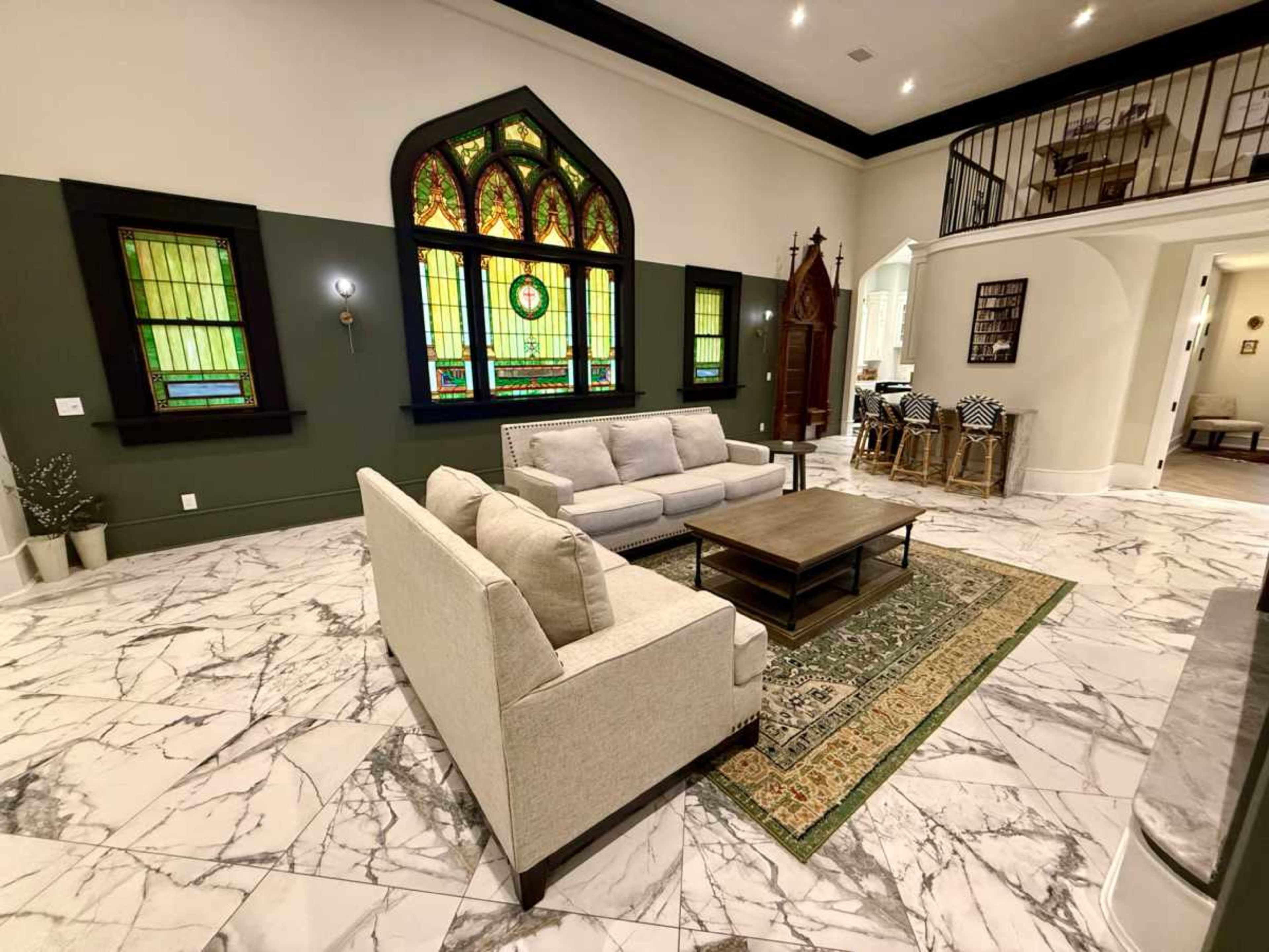 Restored 1900s Presbyterian church turned Luxurious Hom - 17 Original Stained Glass Windows Image in Tarpon Springs, Tarpon Springs, FL