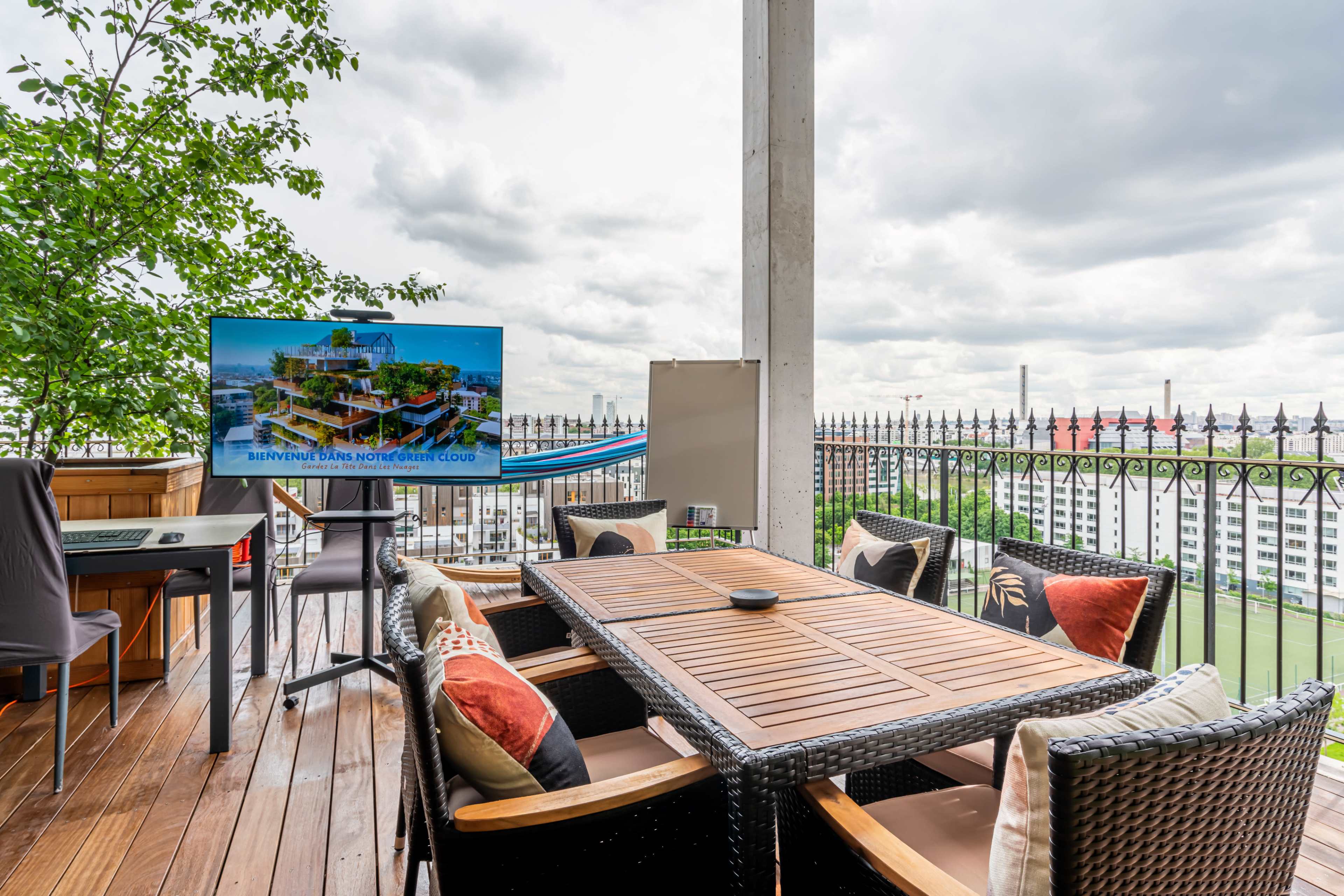 Terrasse vue panoramique Image in Bécon-les-Bruyères, ASNIERES-SUR-SEINE