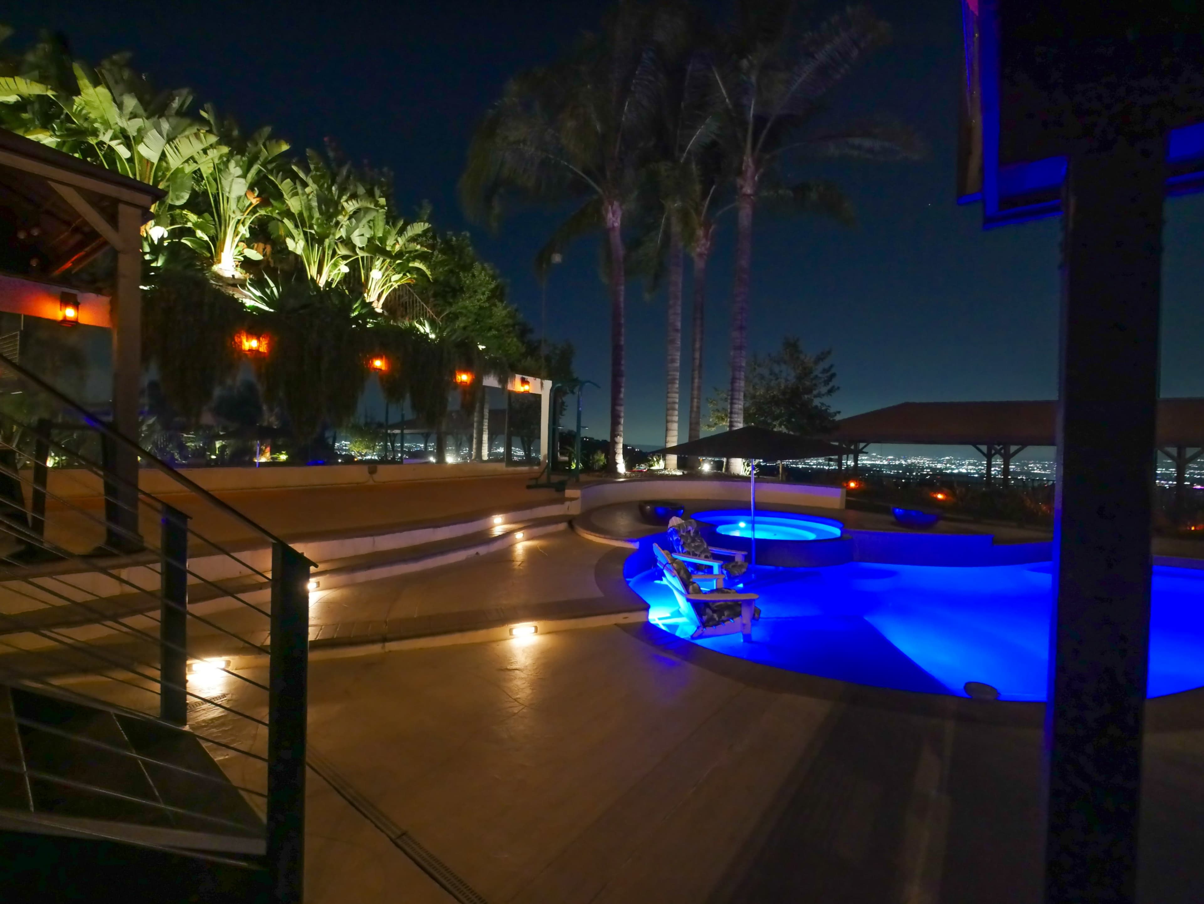 Luxury Hilltop Resort Style Backyard With Deluxe Airstream Image in West Covina, West Covina, CA