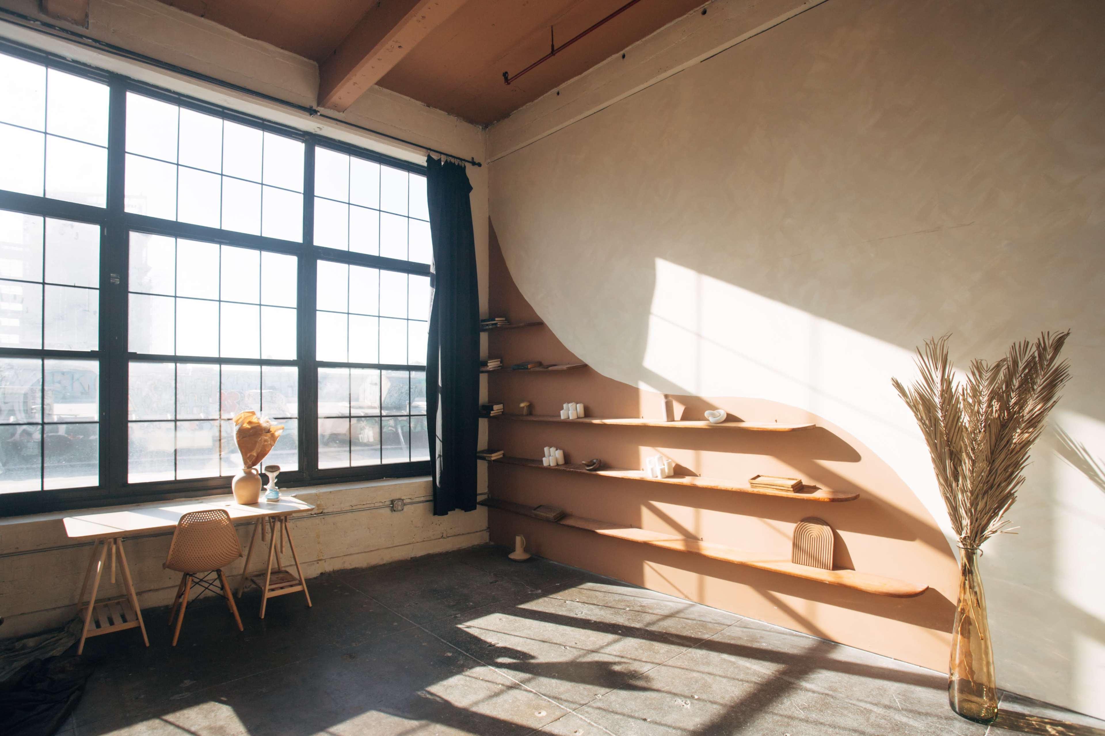 Wabi Sabi studio with Muslin backdrops Image in East Williamsburg, Brooklyn, NY