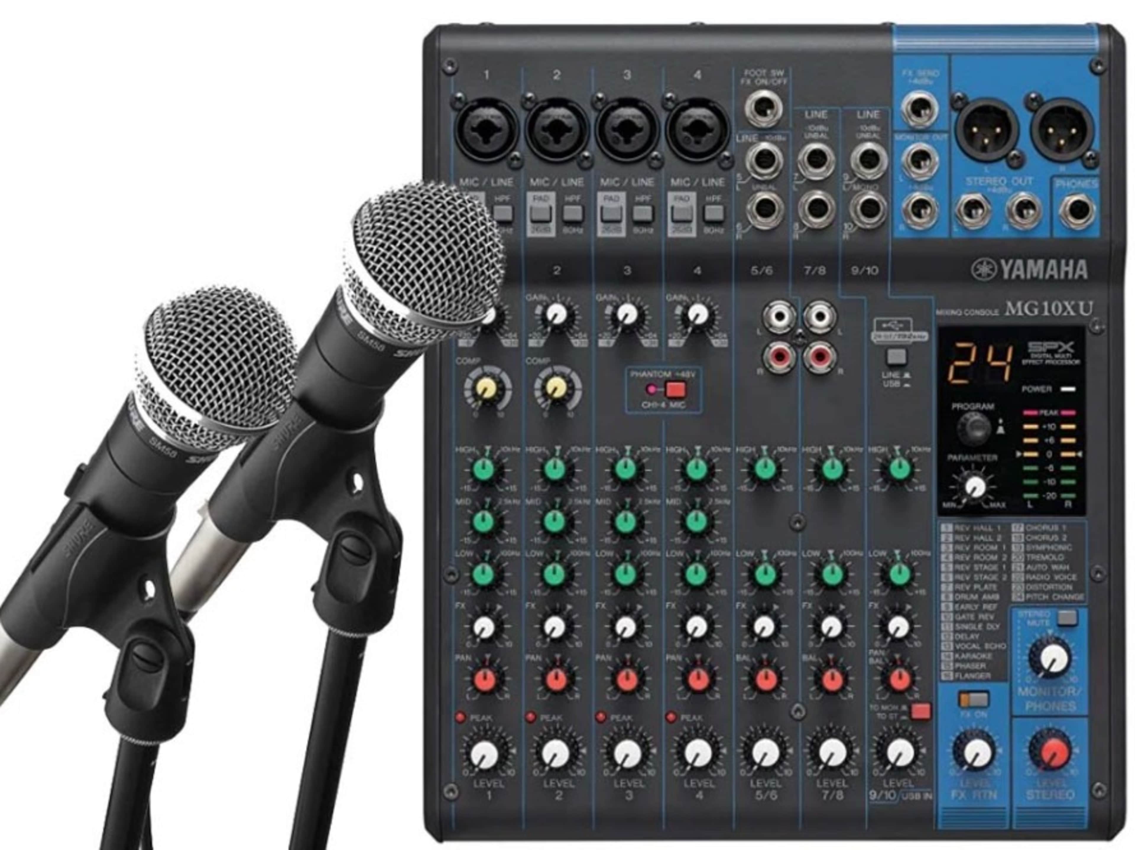 Karaoke System w/ 2 microphones
