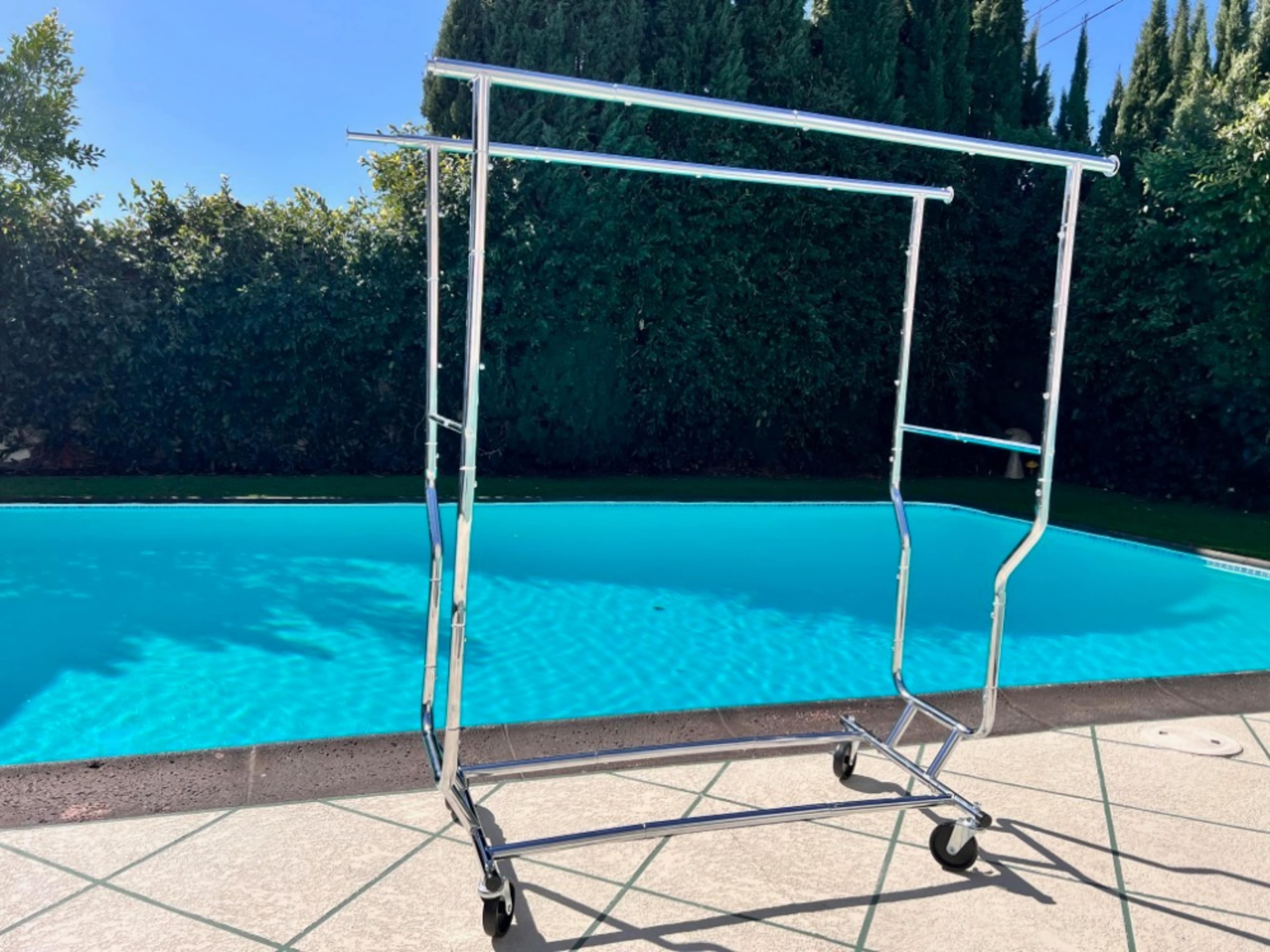 Clothes Rack on Wheels