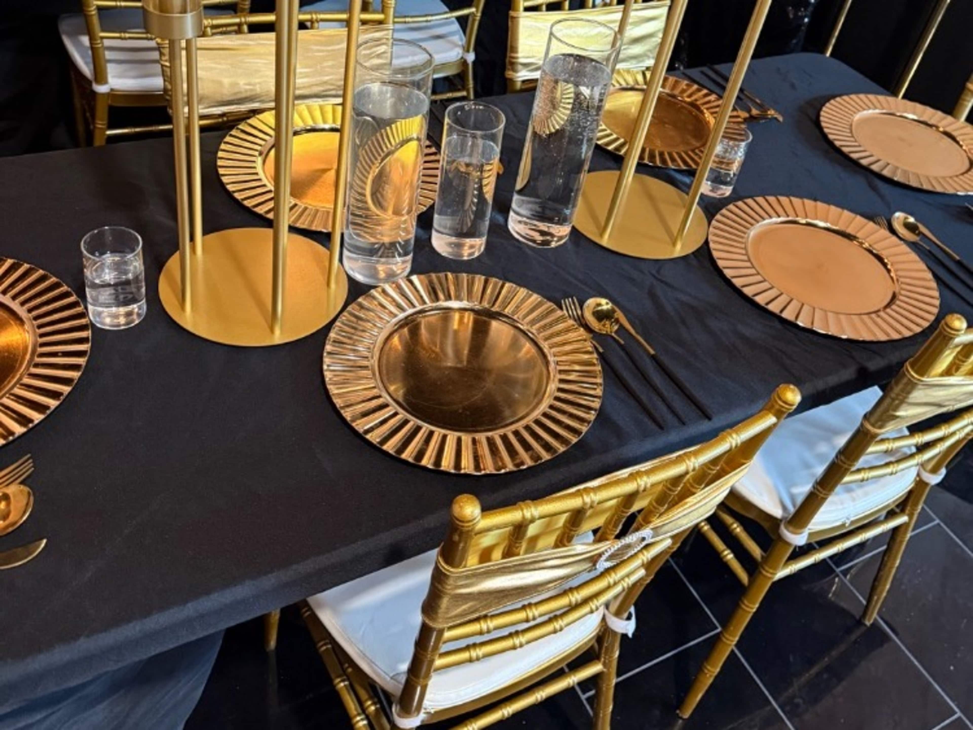 Gold Charger Plates 