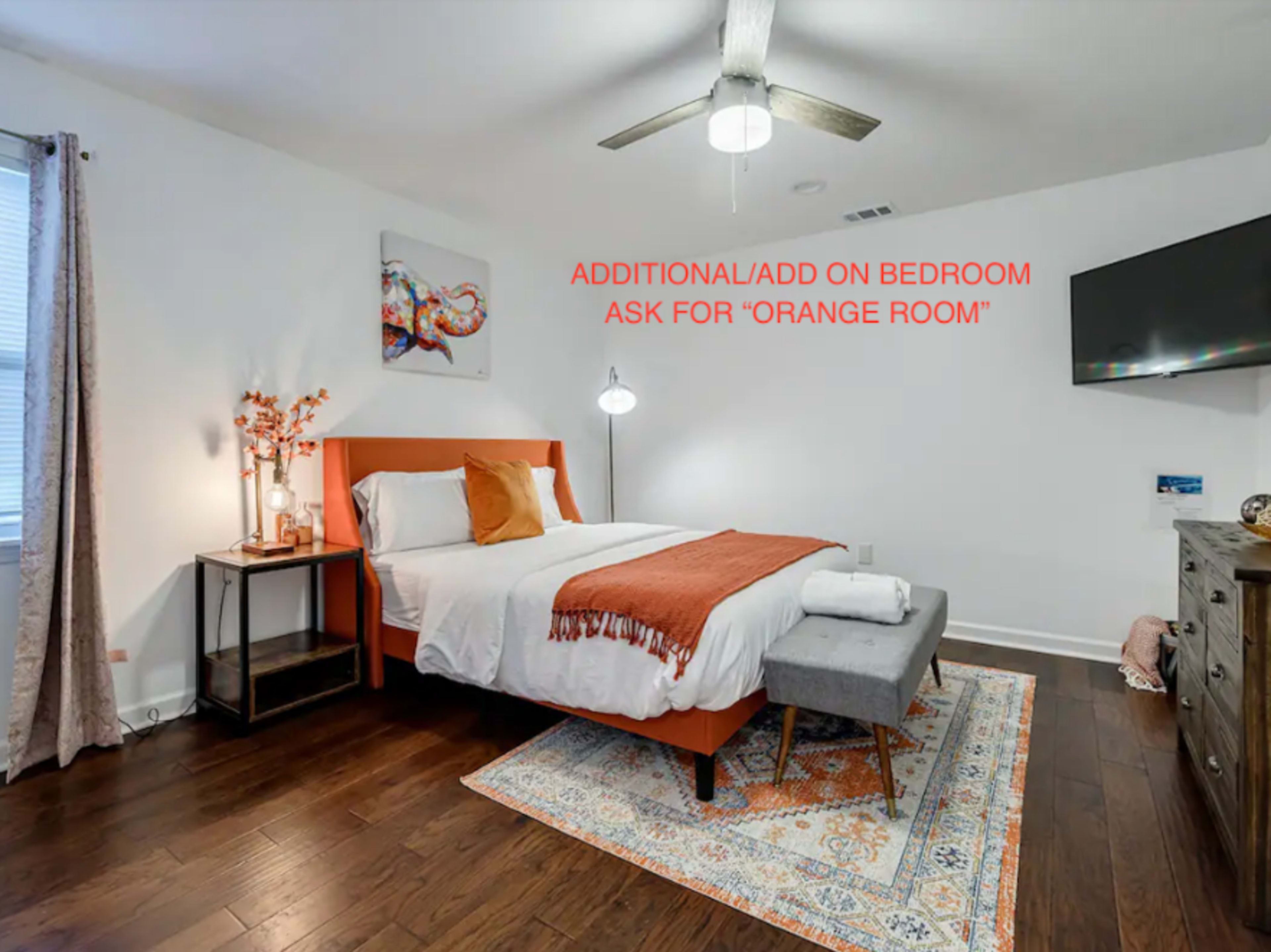 Additional Bedroom - Orange Room