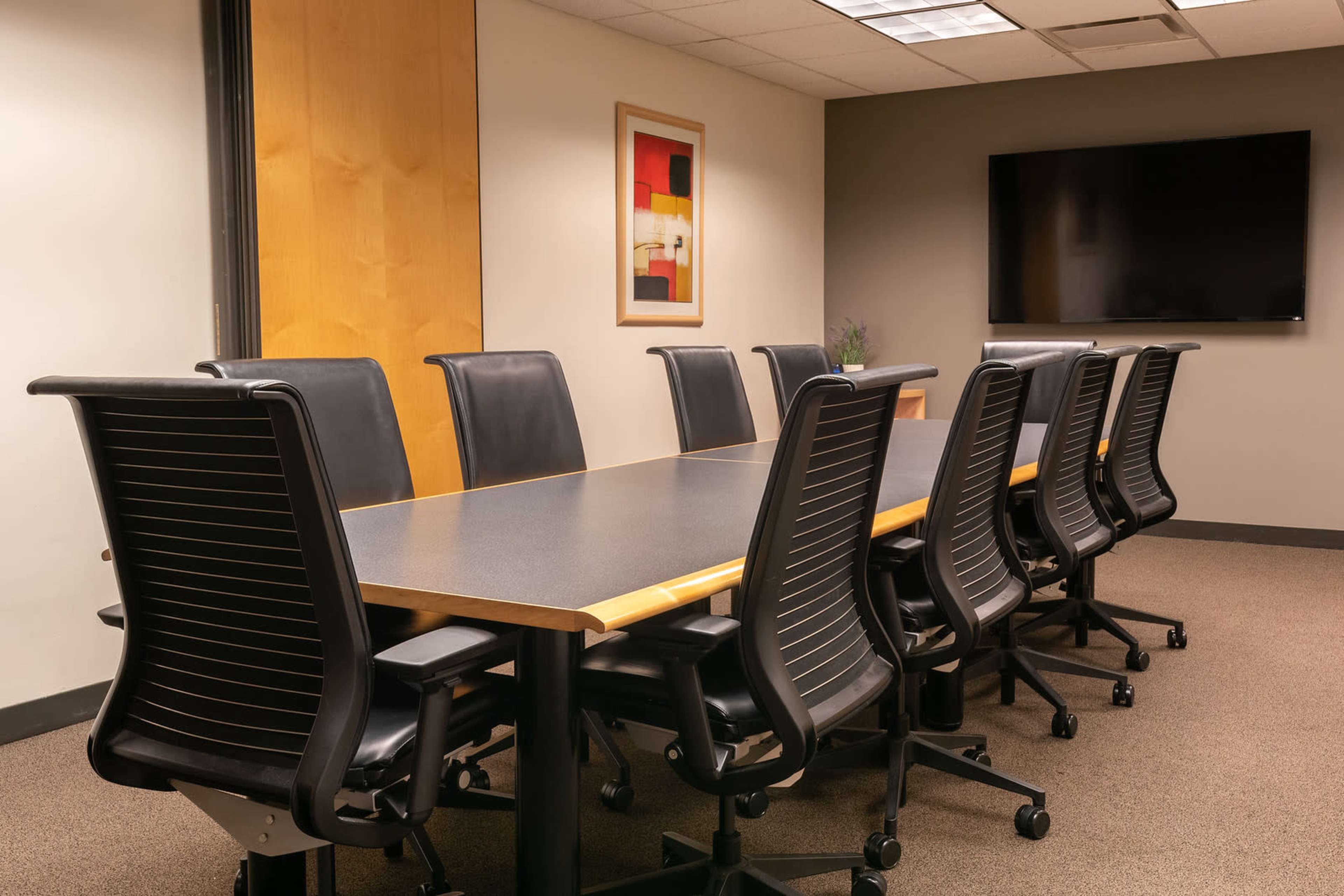 Large Modern Fully Equipped Conference Room-Prime Location Image in Huntington, Melville, NY