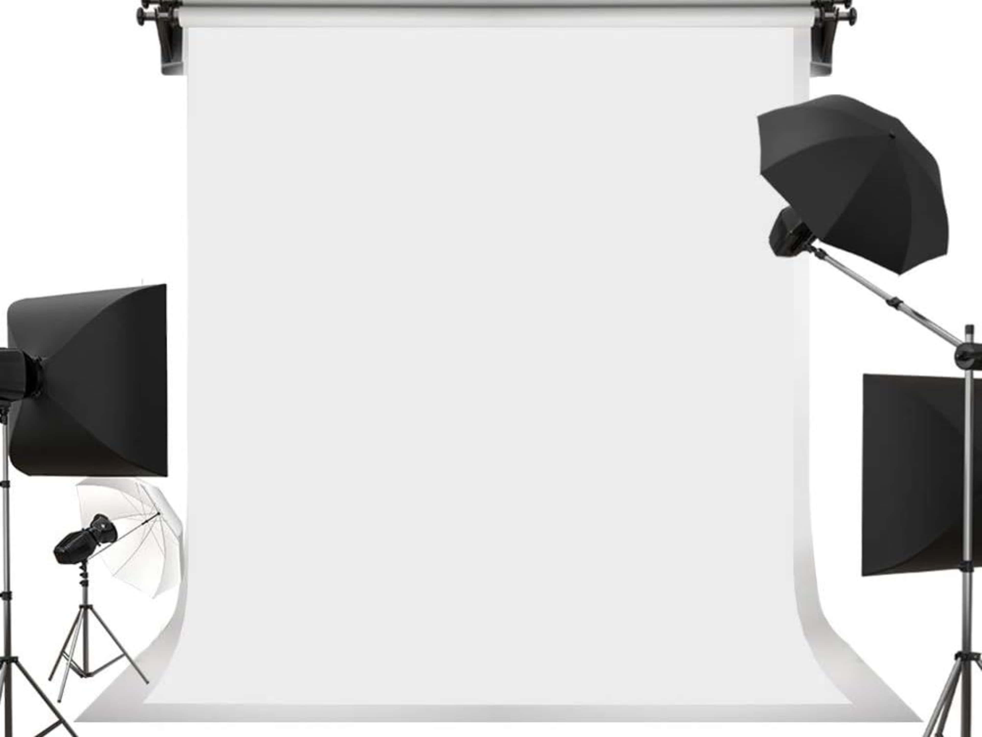 White Fabric Backdrop With Frame 10 x 10 feet