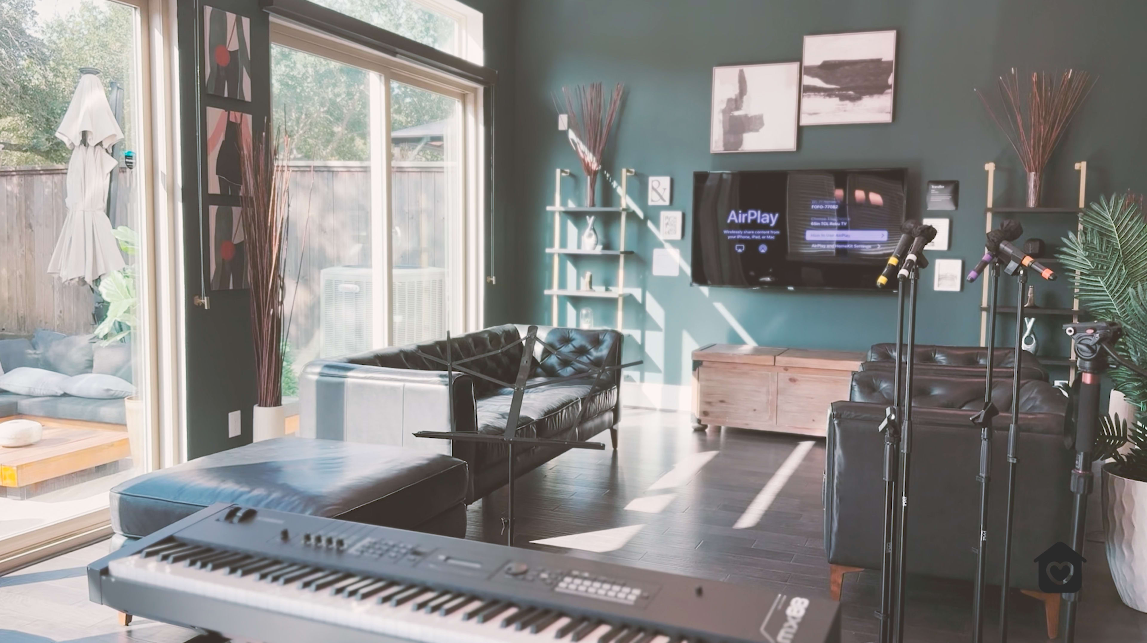 Cozy Production-Ready Recording Studio/Space | All-In-One | Music + Video + Podcast in Houston TX Image in Westside, Houston, TX