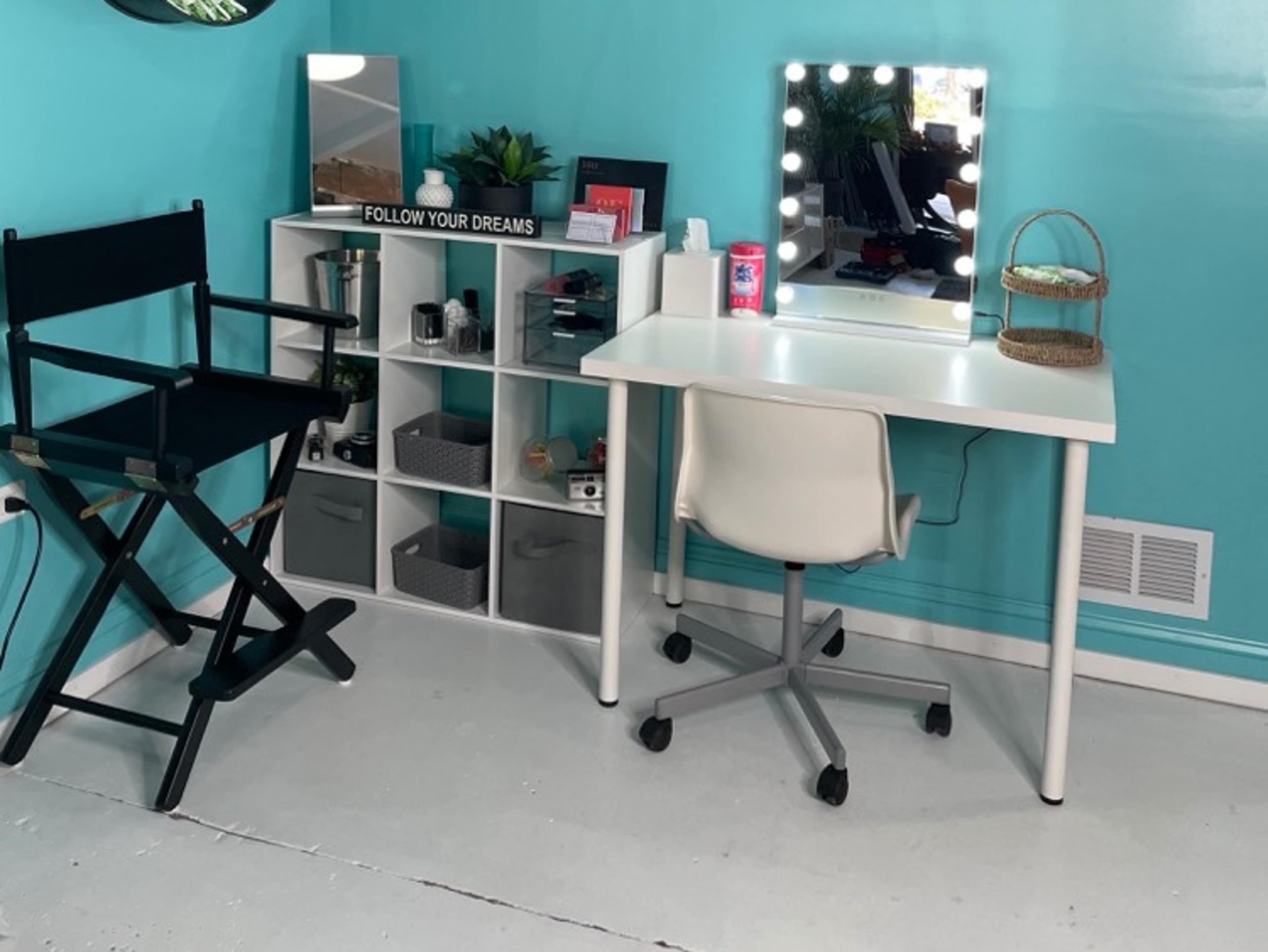 Hair and Makeup Area