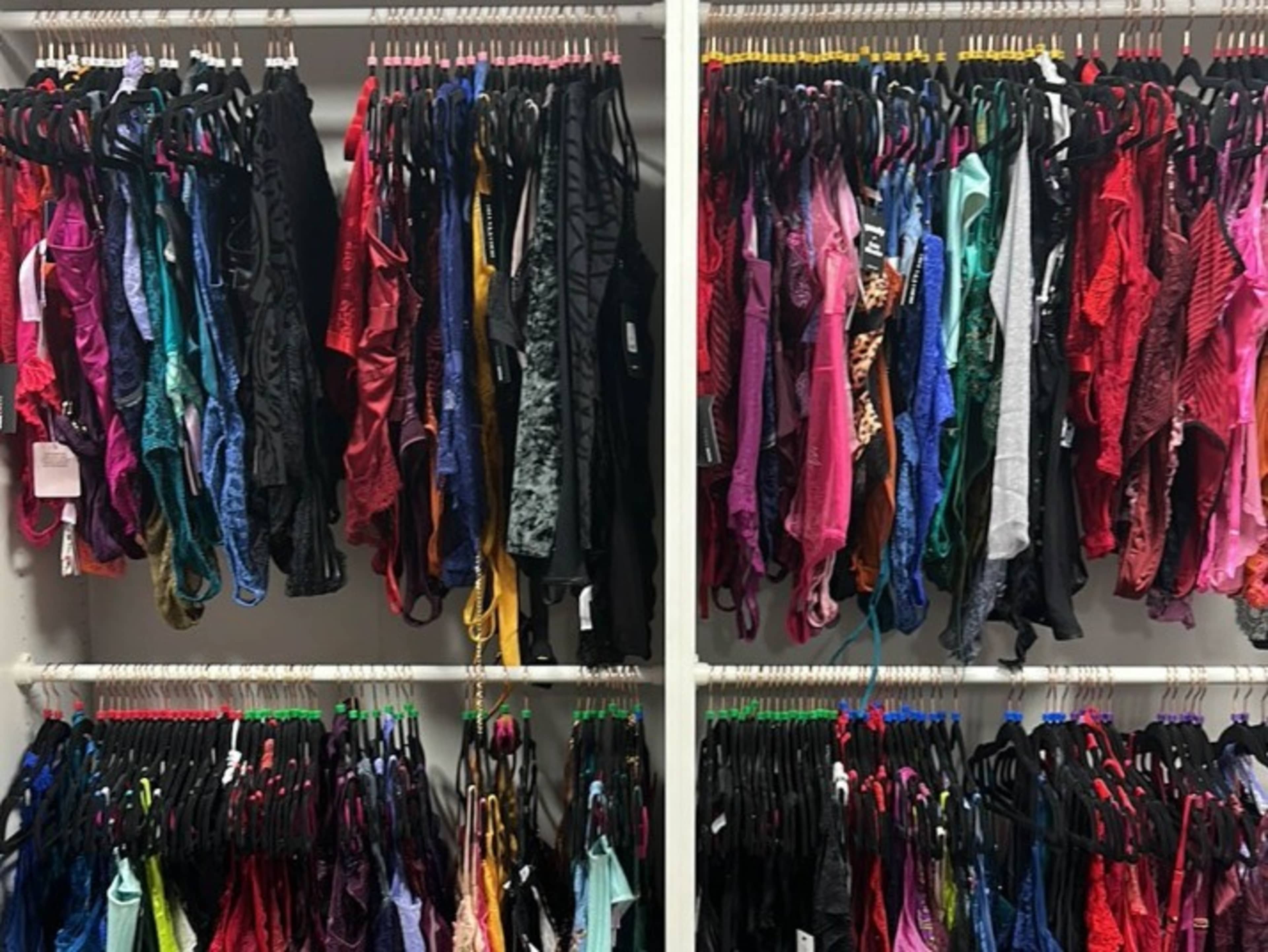 Client Closet Sizes XS-6X