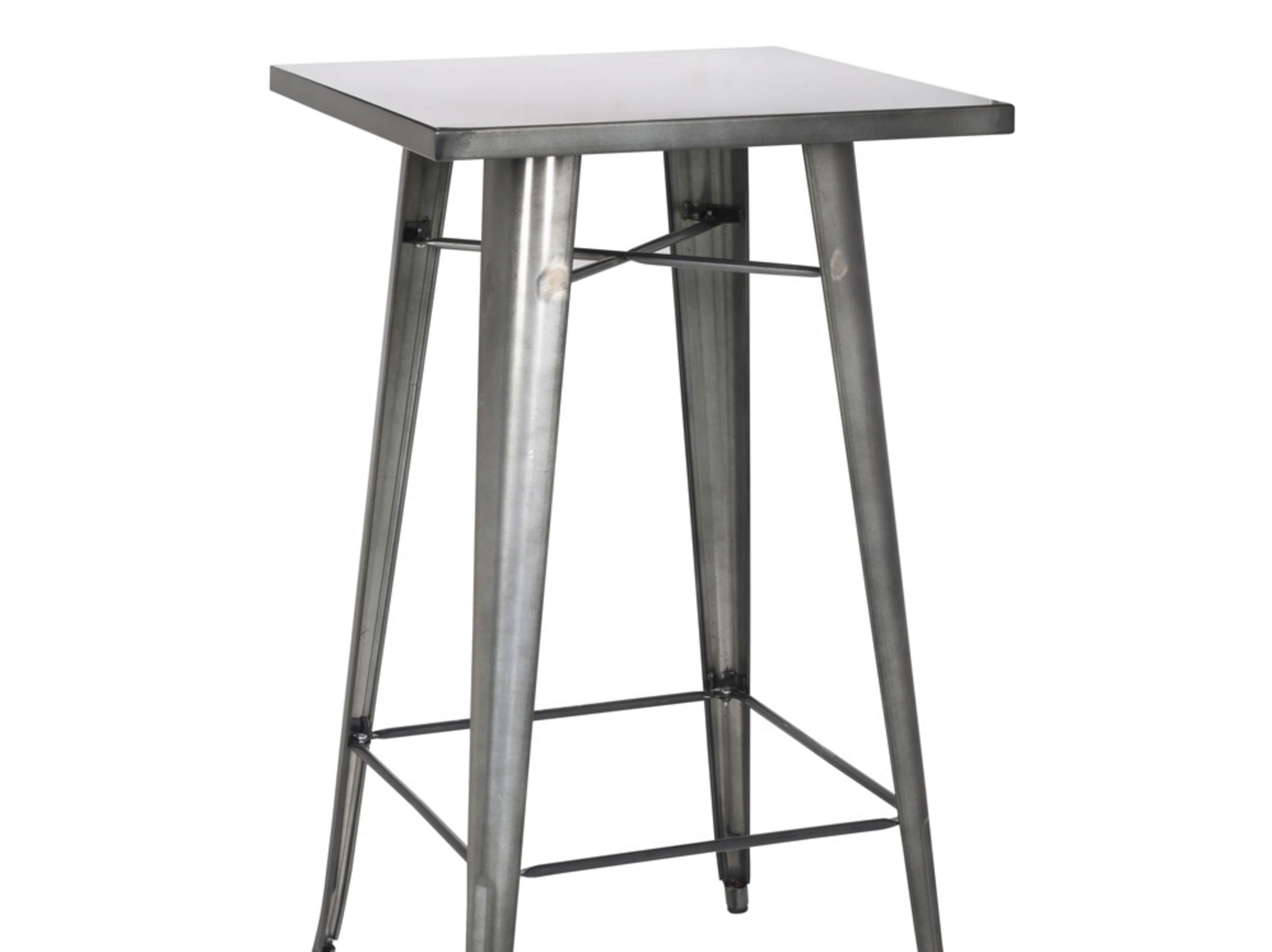 Galvanized Metal Pub Table 