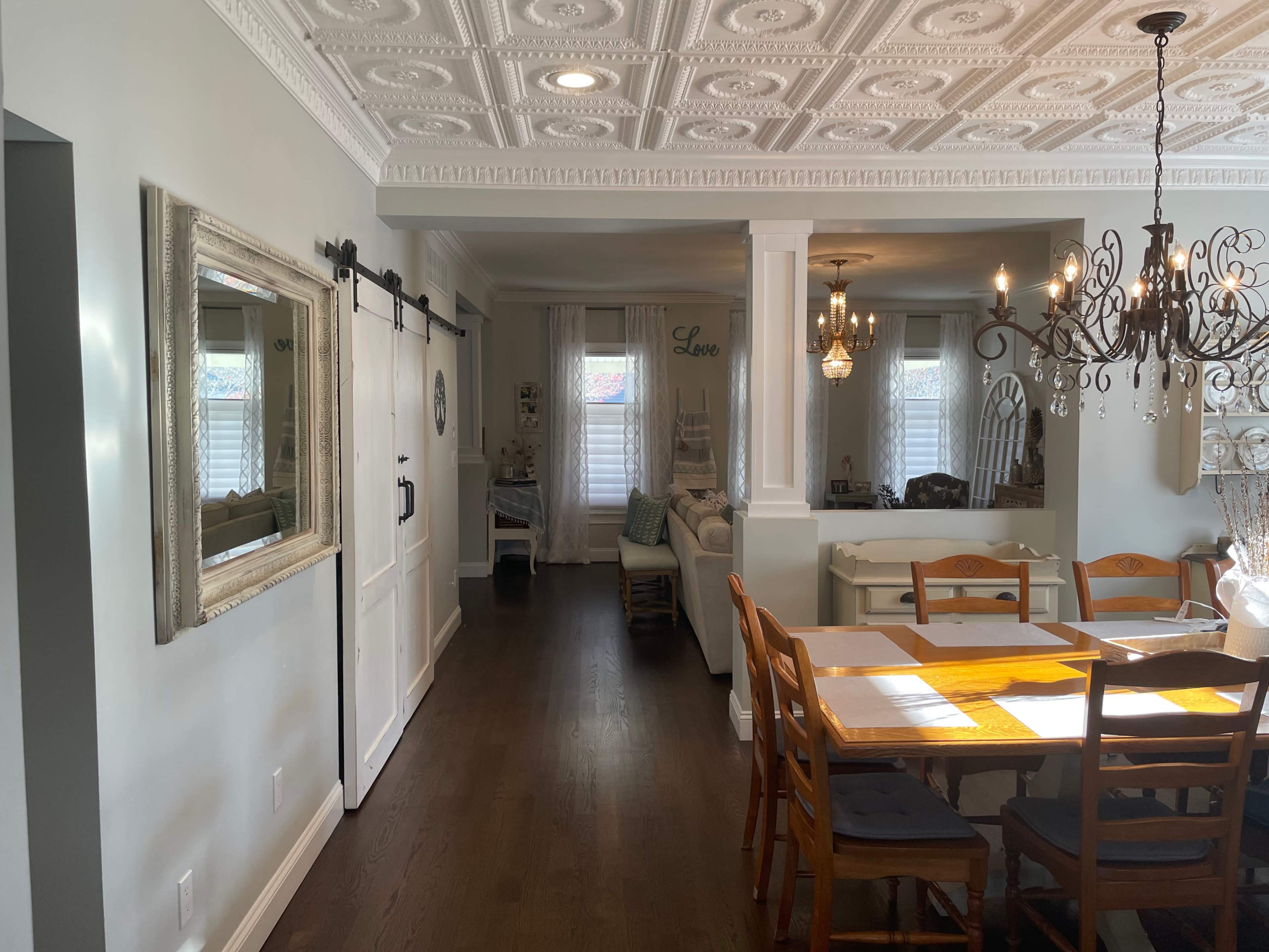An attractive, entirely renovated 3,000 sq. ft. residential home in a quiet suburban neighborhood with a new farm house kitchen. Image in Keyport, Keyport, NJ