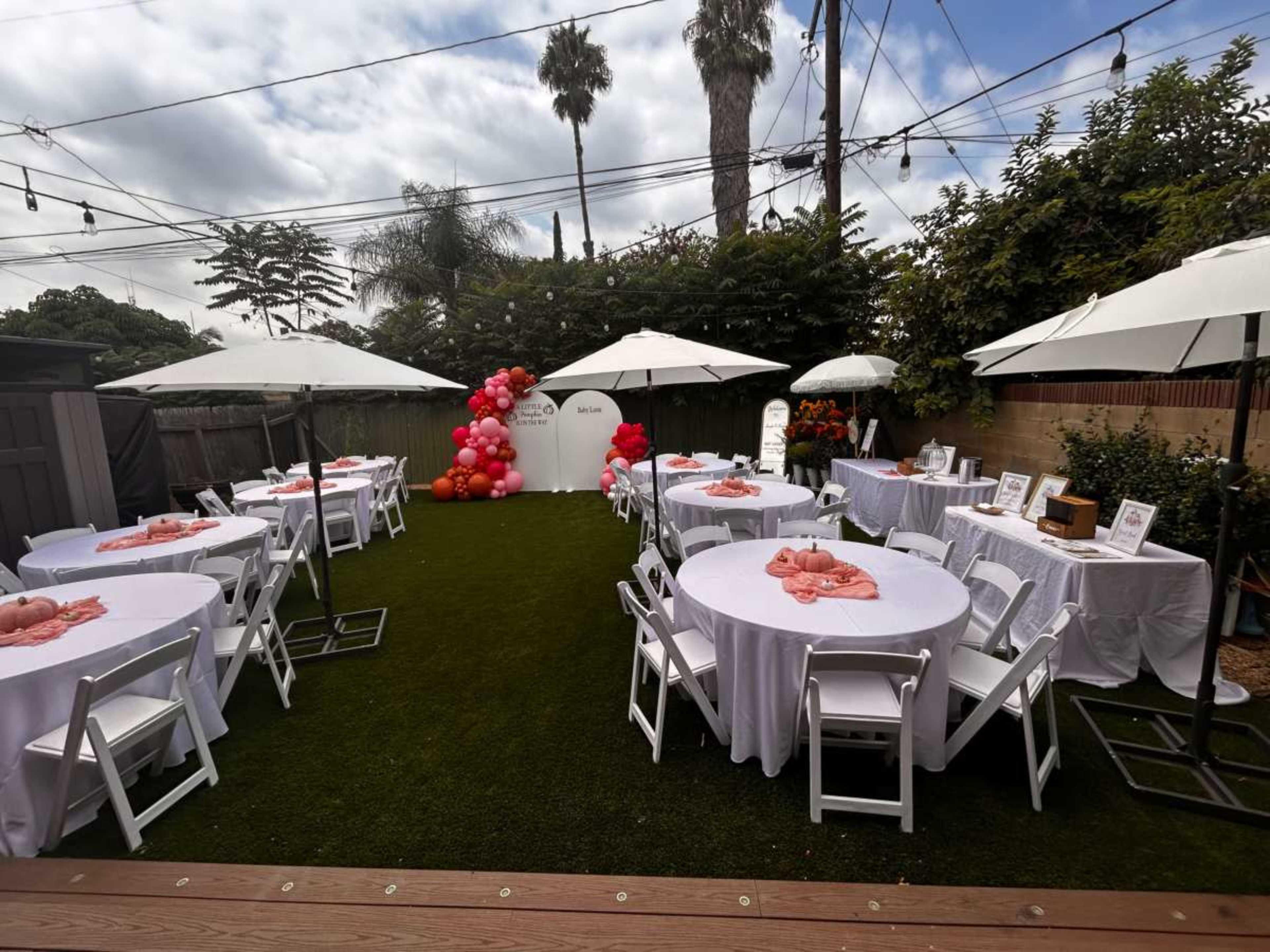 Luna Backyard Private Backyard Photo and Event Space with Optional Backdrop Setup Image in North Long Beach, Long Beach, CA