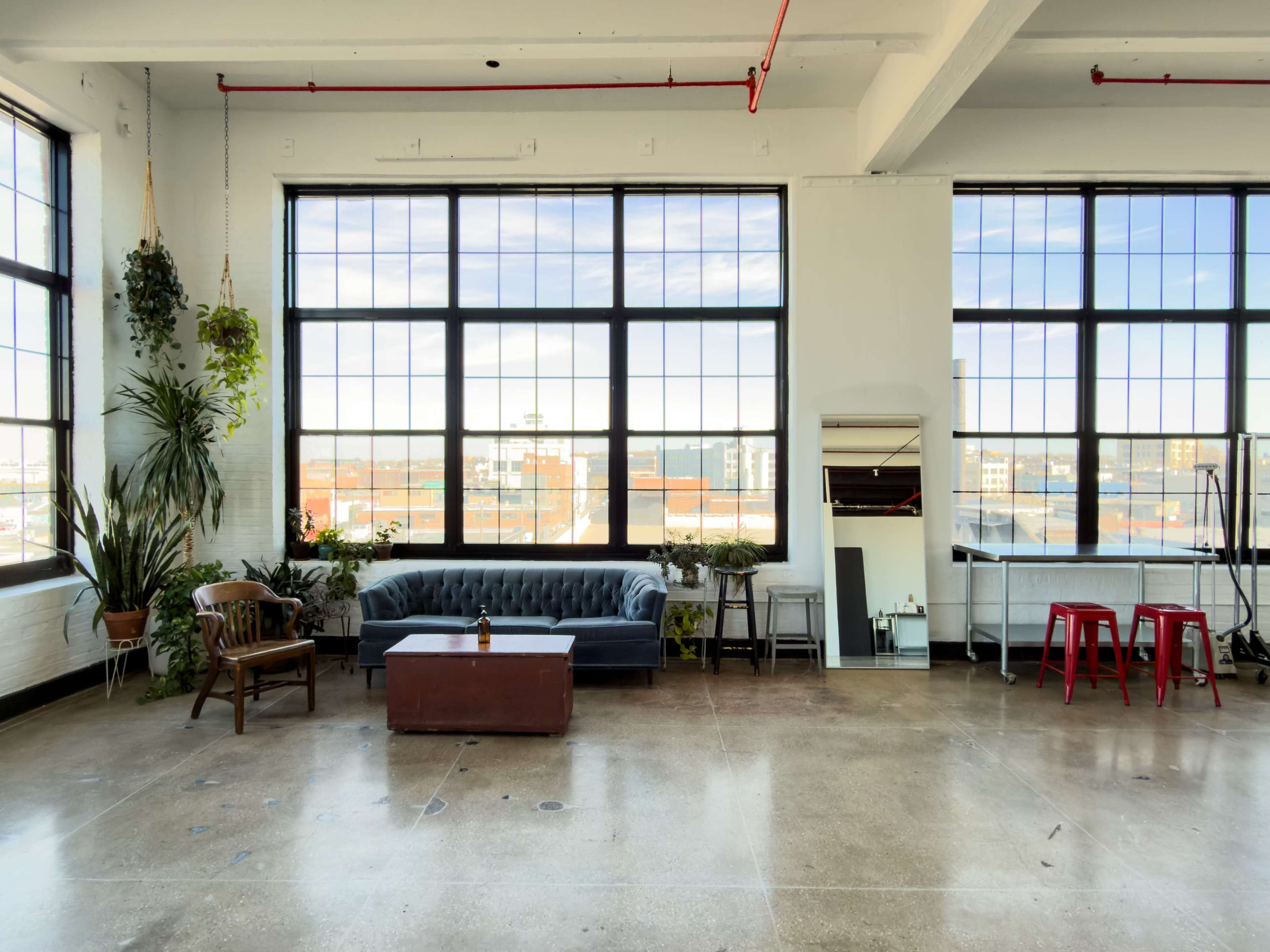 North Light Photo Studio With Huge Windows Image in Bushwick, Brooklyn, NY