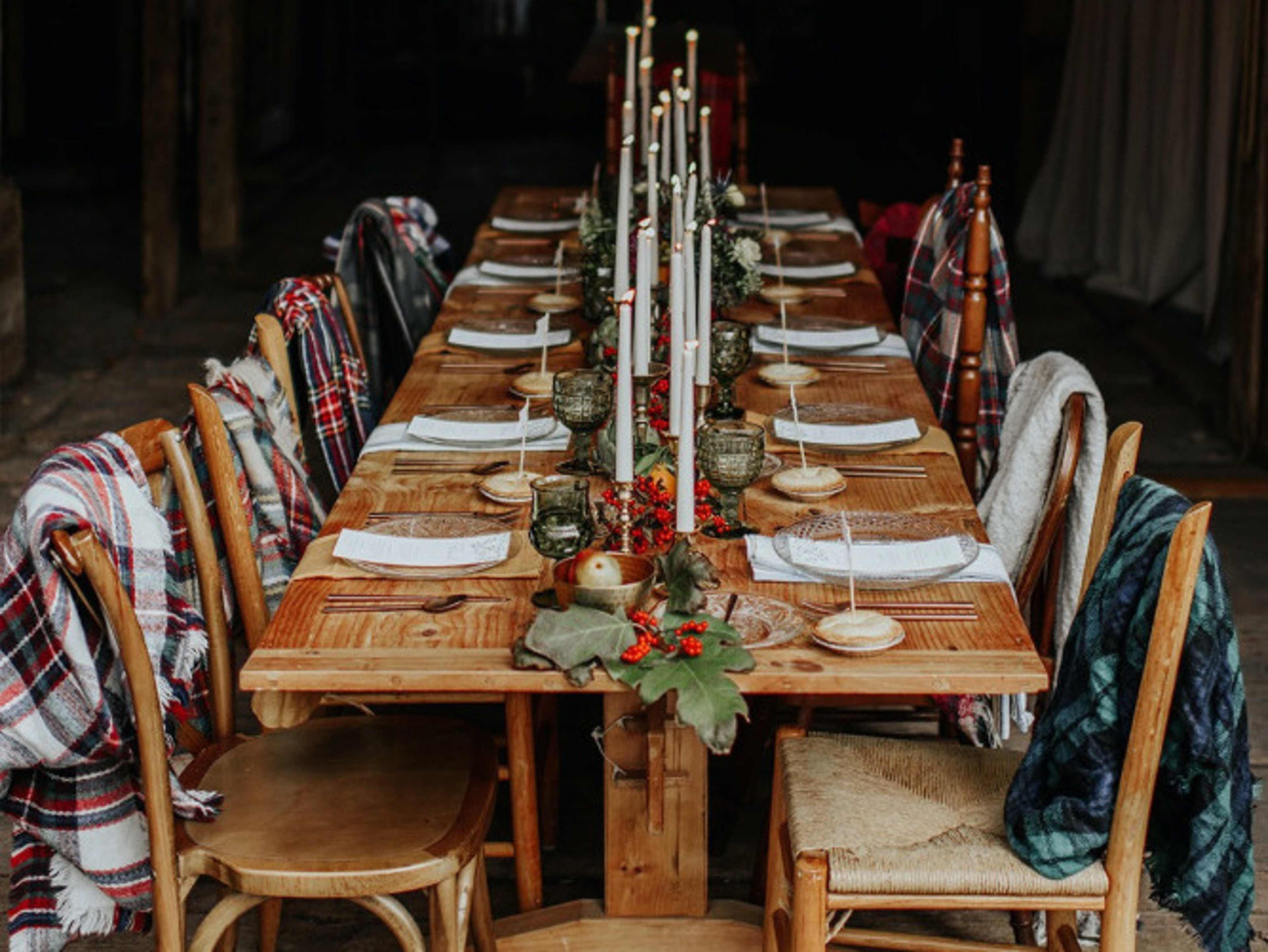 Rustic Farm Tables