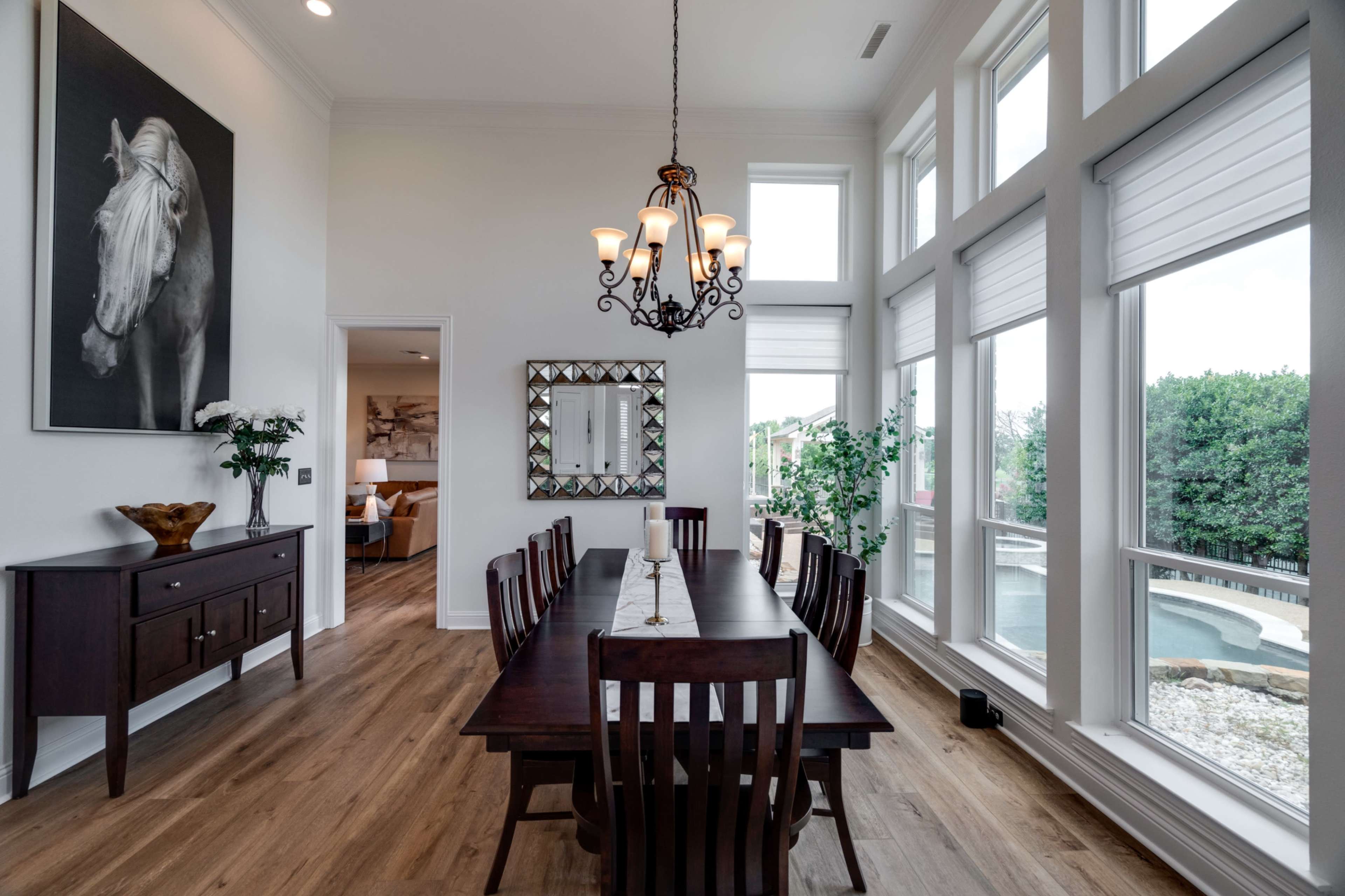 Six Miles to DFW Airport, this Estate Residence offers a Culinary Dream Kitchen and Outdoor Sanctuary Image in Colleyville, Colleyville, TX