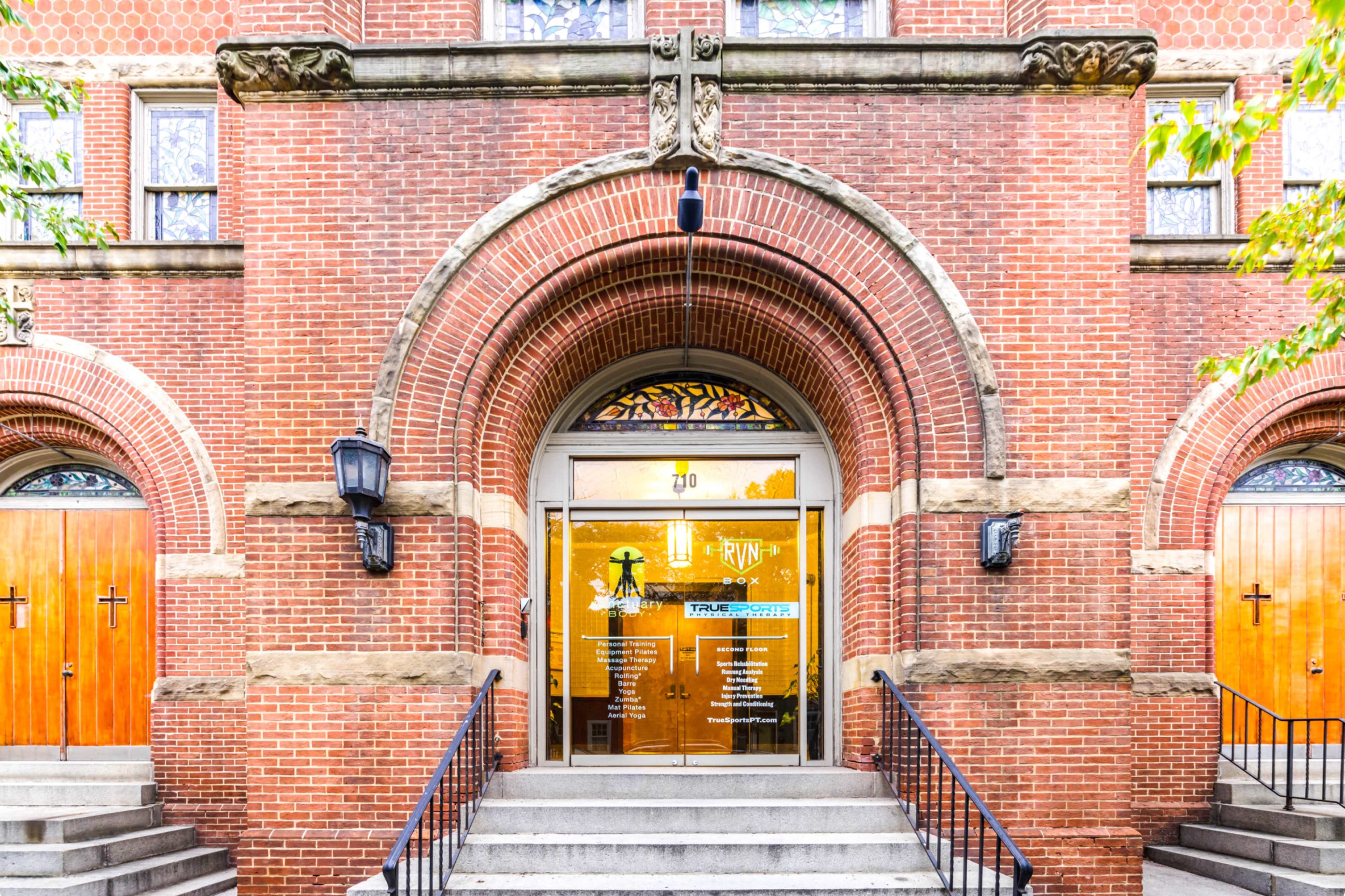 Historic Elegance: The Auditorium in Beautiful Old Church Image in Fells Point, Baltimore, MD