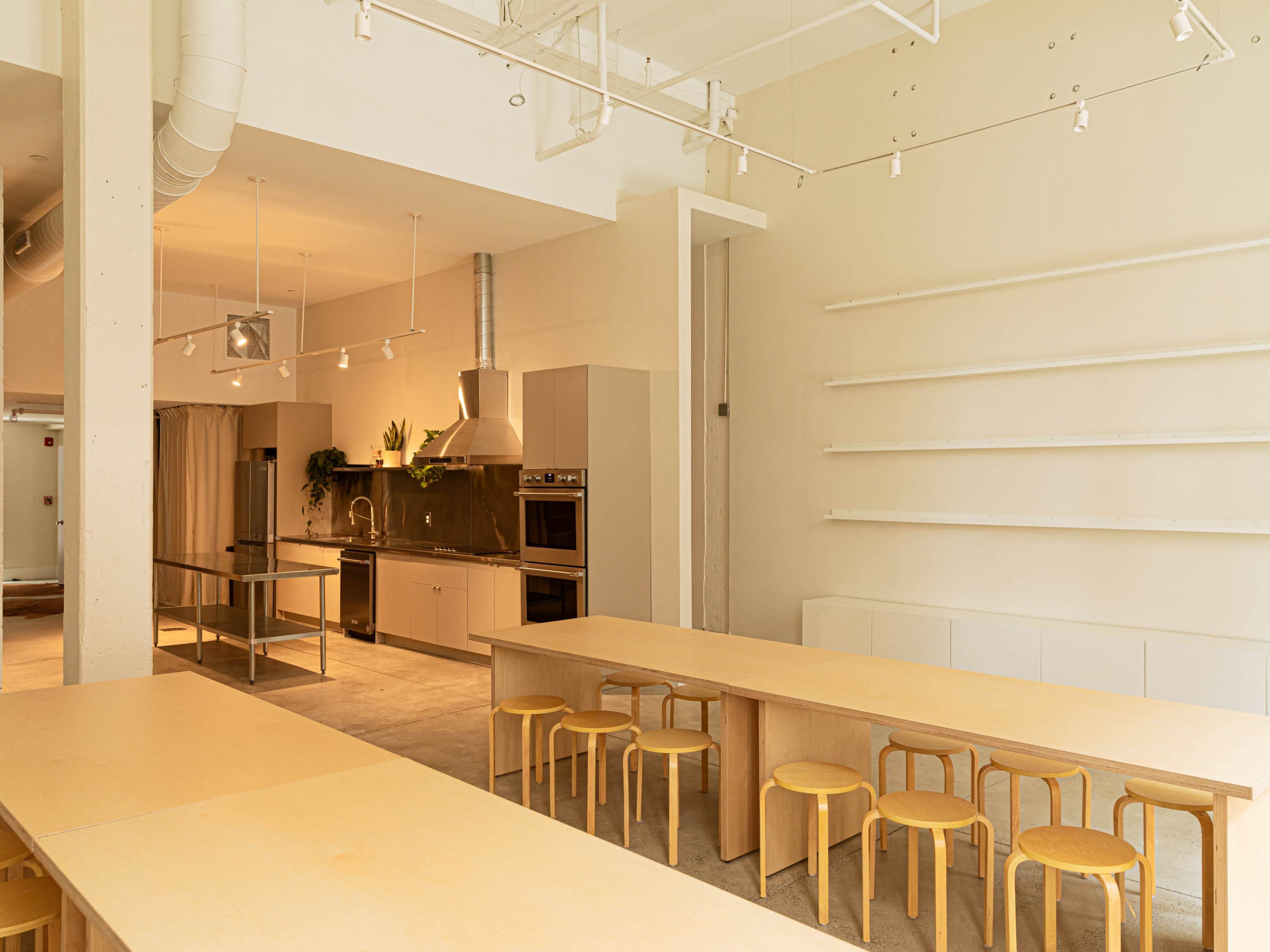 Unique Event and Dinner Party Studio with Chef's Kitchen and Tableware Rentals. Image in North Philadelphia, Philadelphia, PA