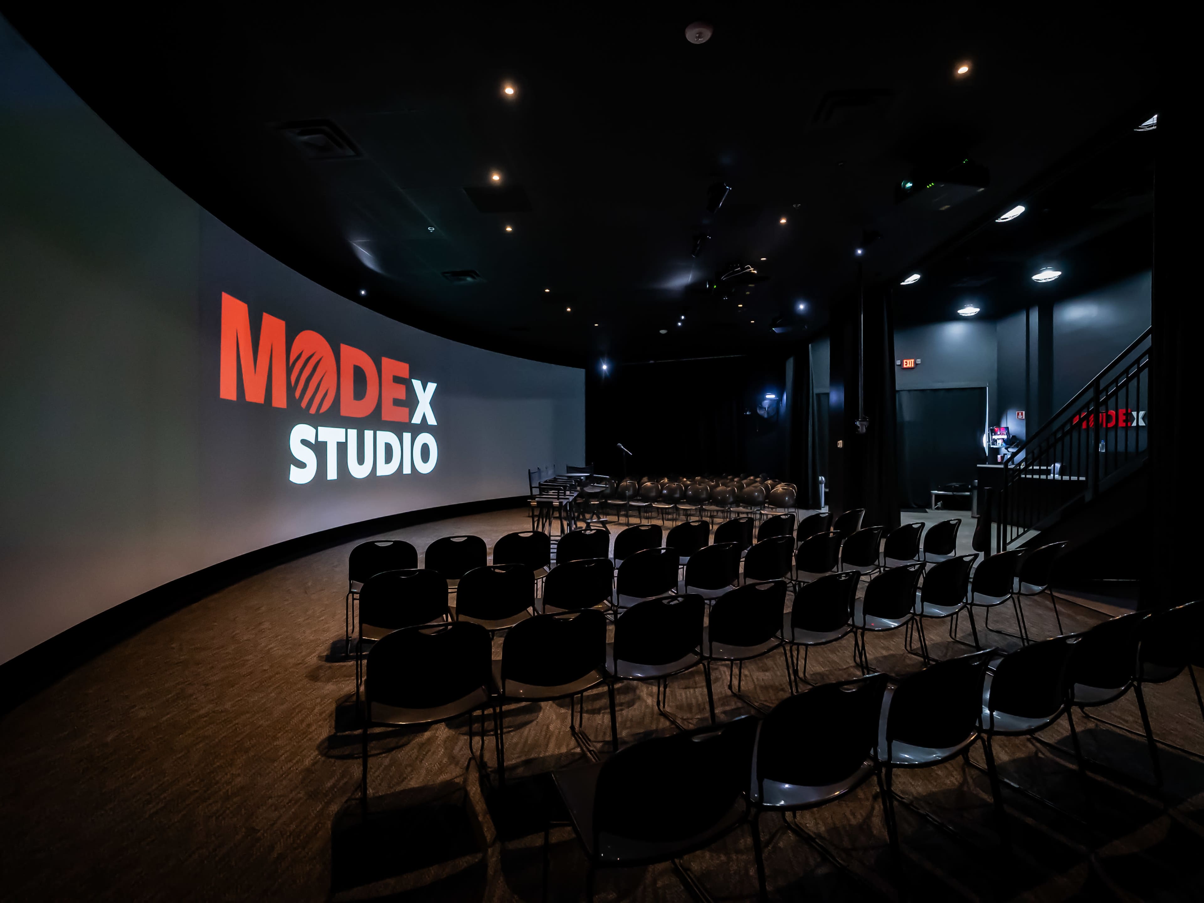 TV/Podcast Studio with 60 foot wide video wall in Buckhead Image in Buckhead, Atlanta, GA