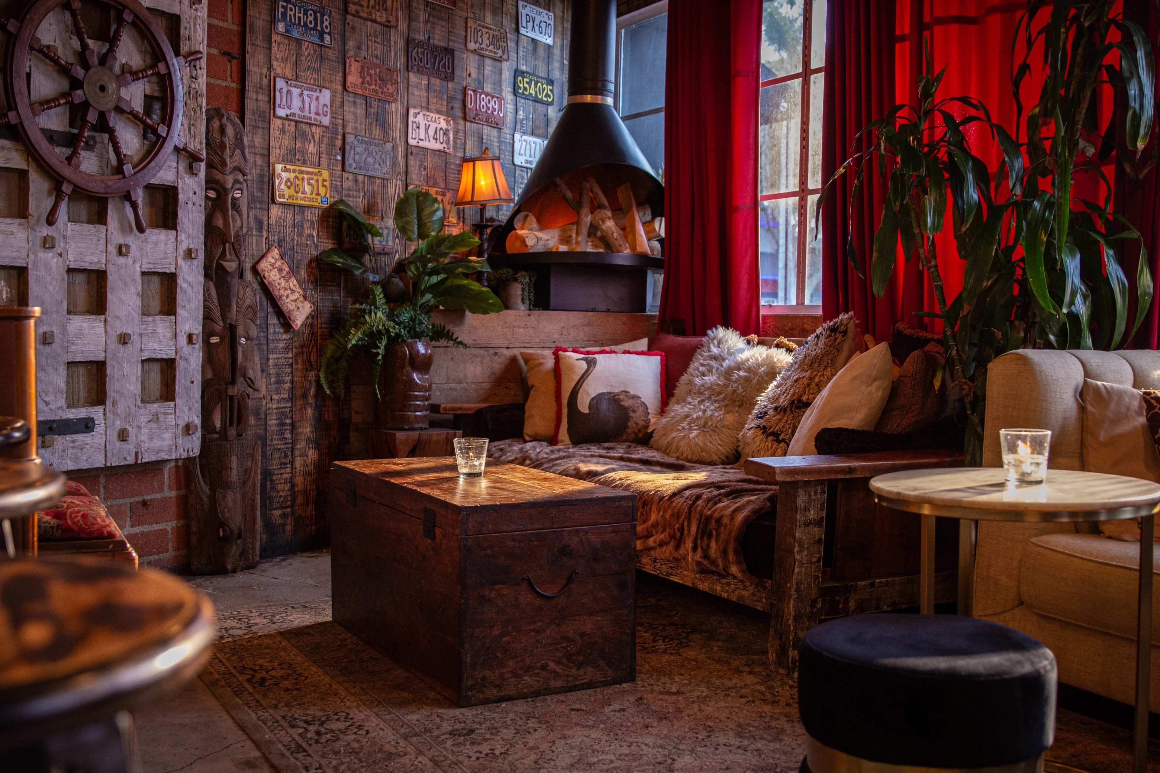 Retro Bar Lounge with Cozy Living Room Aesthetic Image in Culver - West, Los Angeles, CA