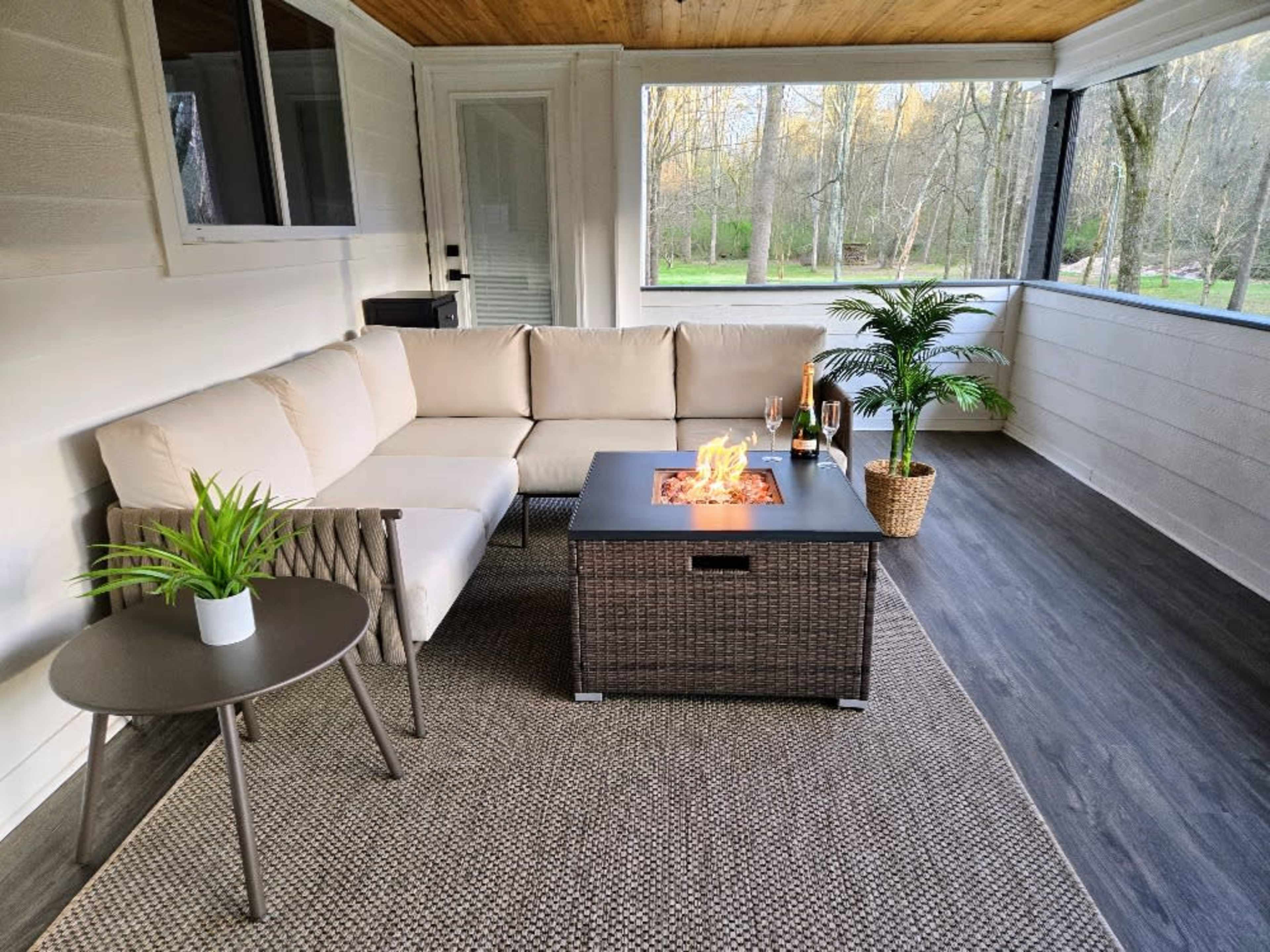 Fire Pit with Propane