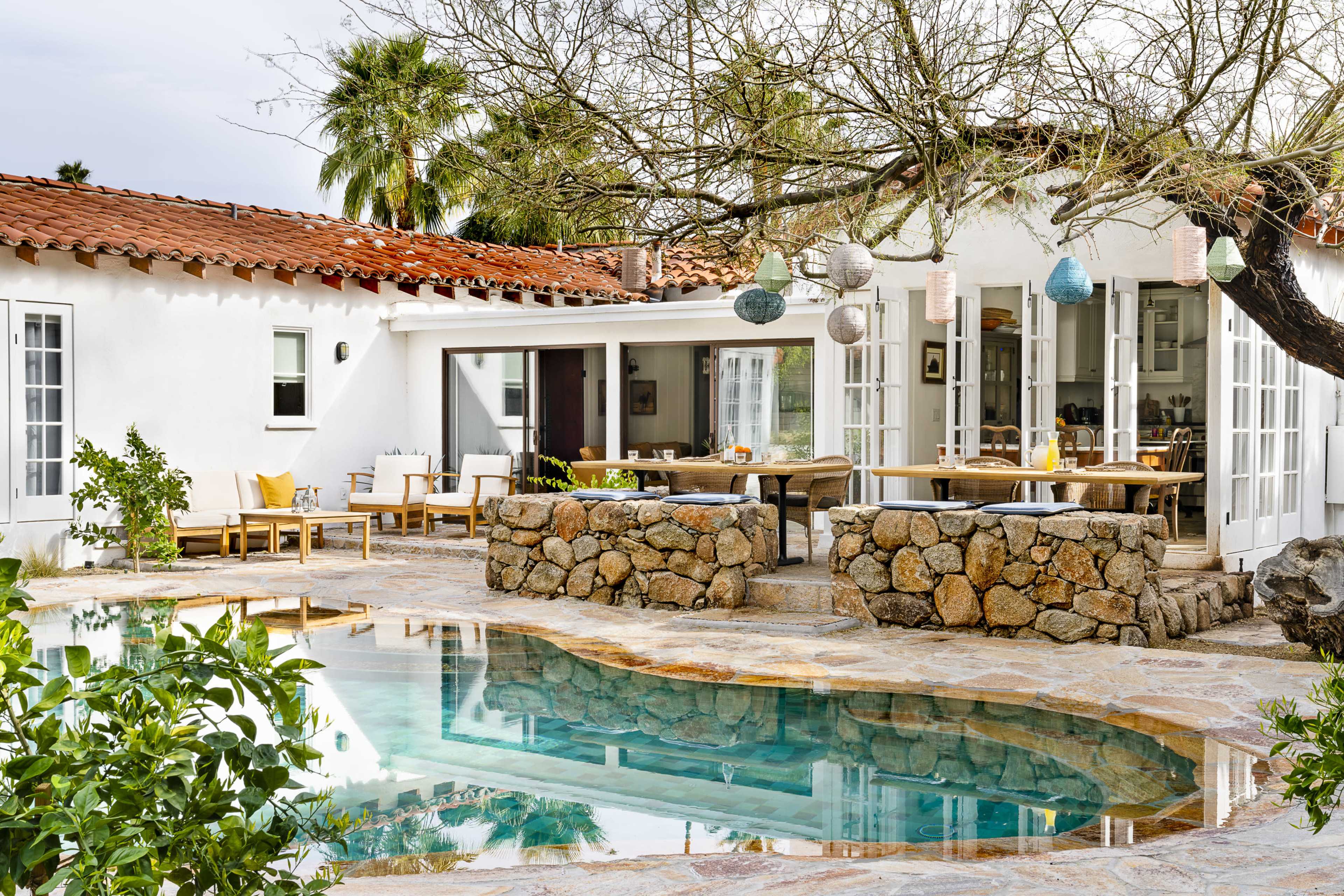 Auric House - Korakia Hotel | private villa & pool Image in Historic Tennis Club, Palm Springs, CA