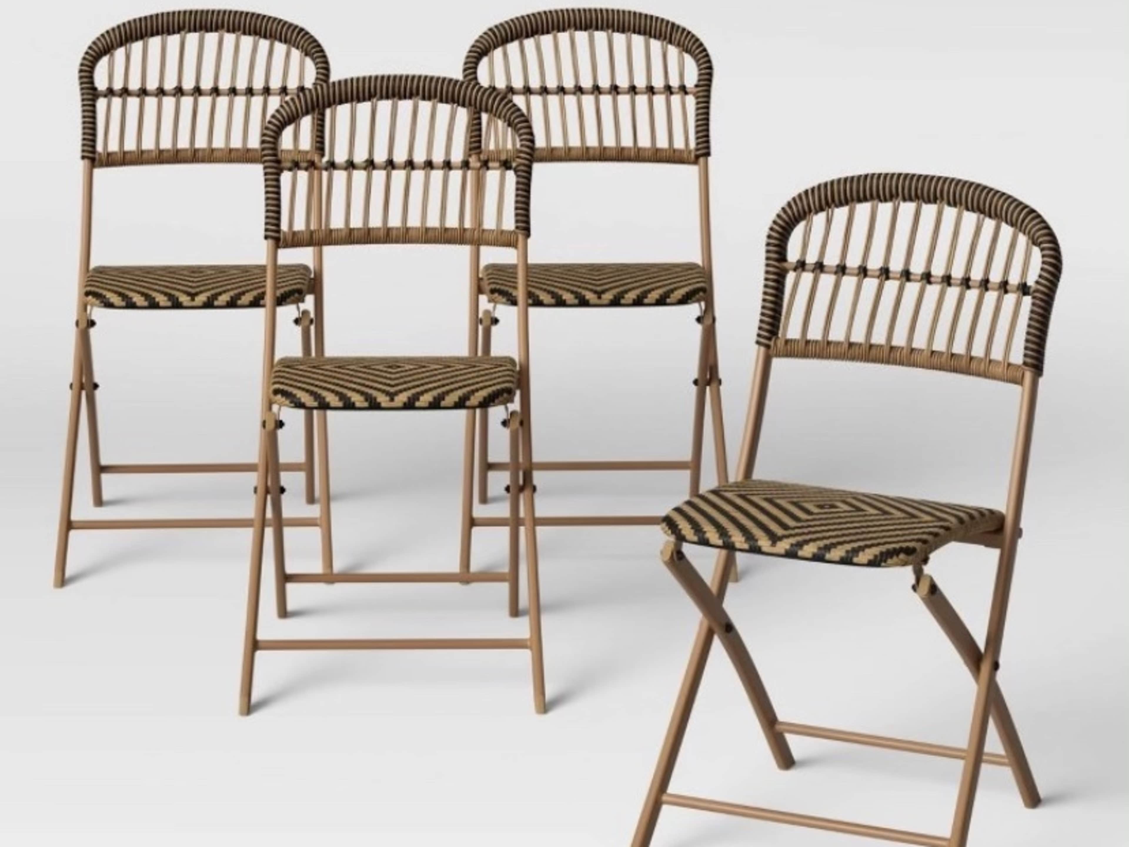 Folding French Bistro Chairs 
