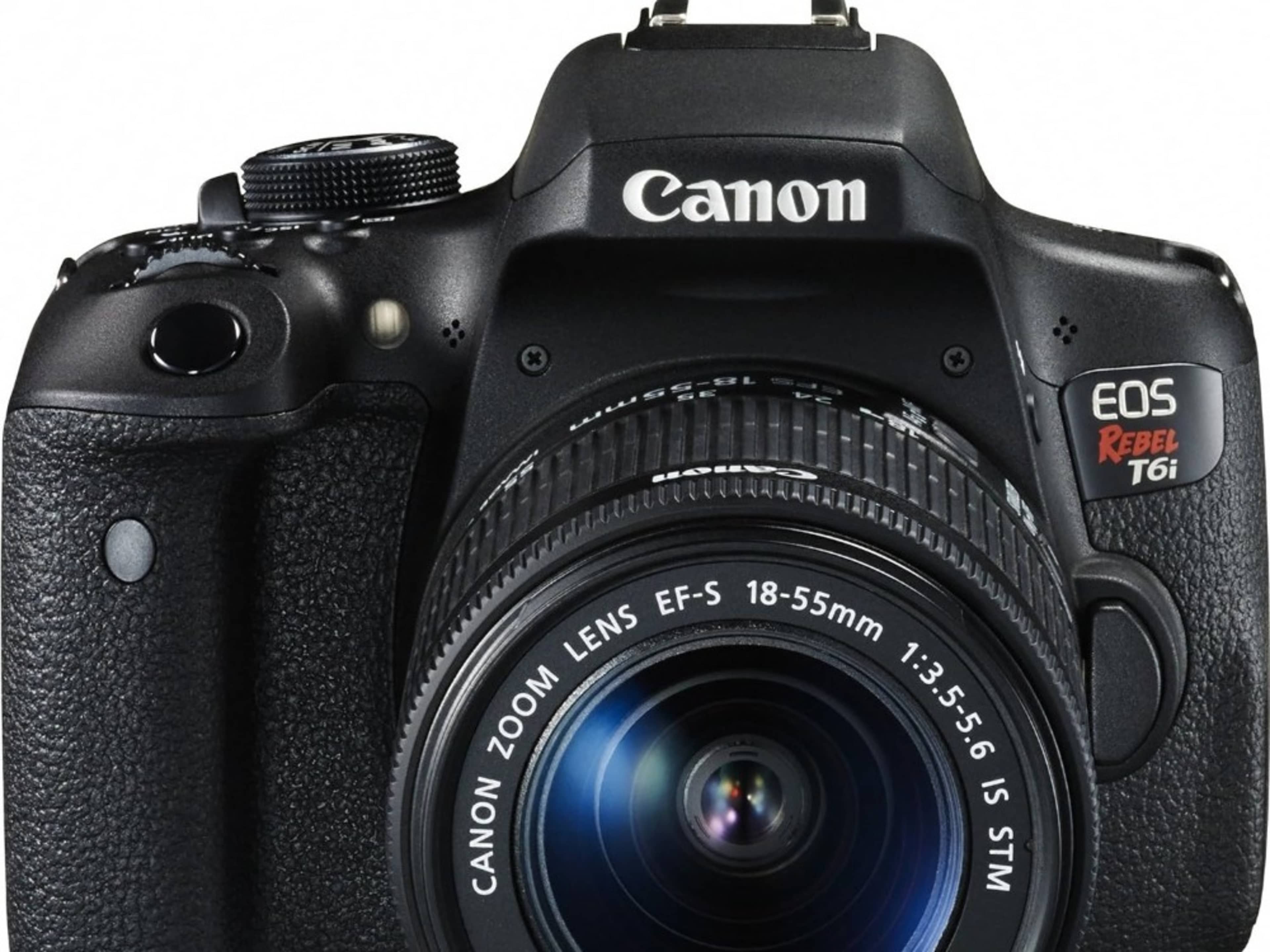 Canon EOS Rebel T6i Digital SLR with EF-S 18-55mm 