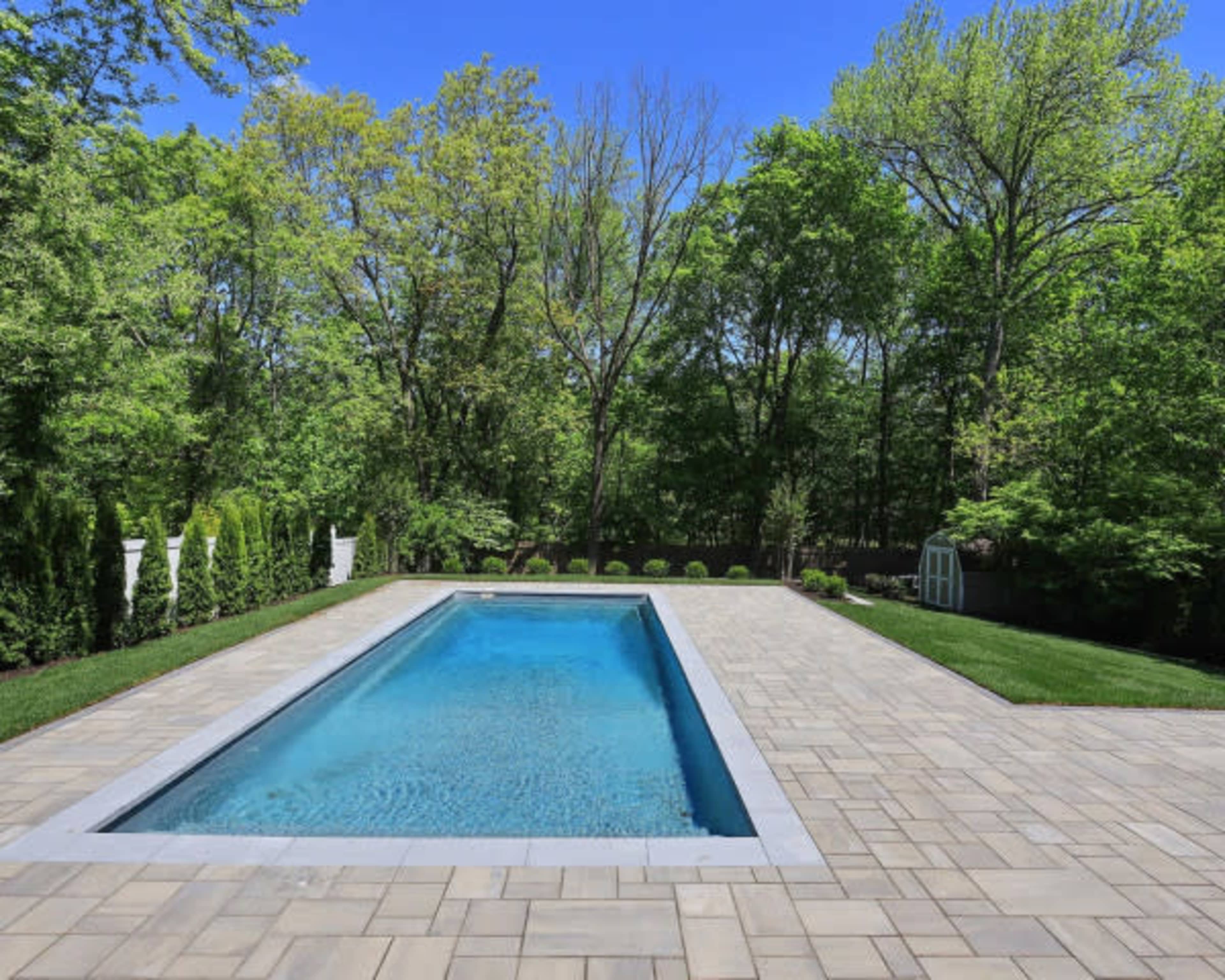 Custom built suburban home with park and pond view Image in Westfield, Westfield, NJ