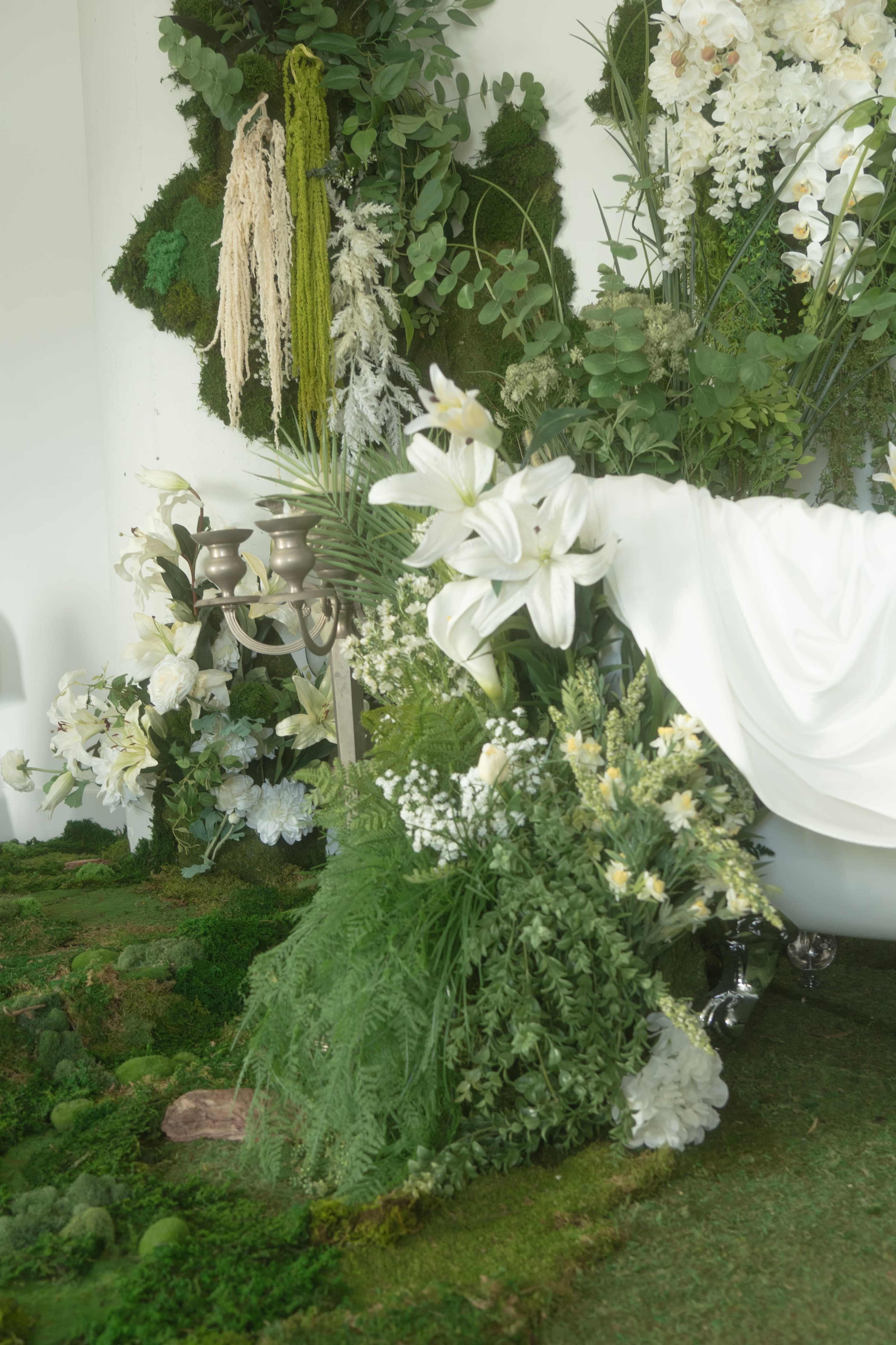 Whimsical Natural light Moss and flower space Image in Central LA, Los Angeles, CA